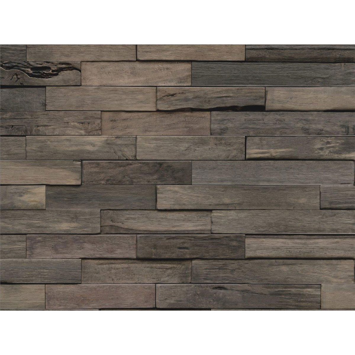 Indo Wandverkleidung Driftwood Hevea Bali Sea 9er-Set