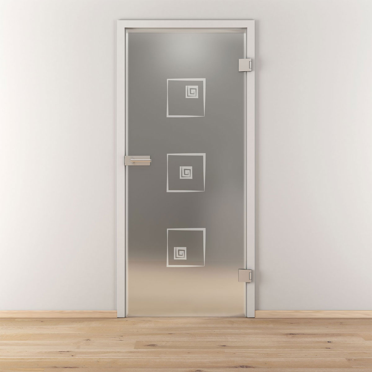 Novadoors Glasdrehtür NOVA 587 mattiert 70,9 x 197,2 cm Rechts Bild 1