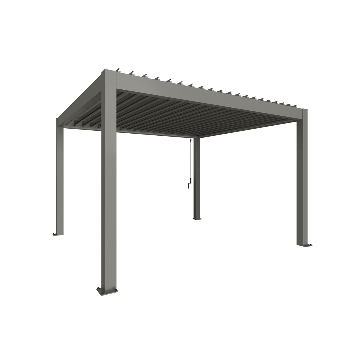 Biohort Pergola Gr. 4 x 3,5 quarzgrau-metallic