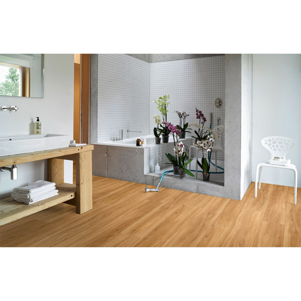 Parador Vinylboden Basic 5.3 Eiche Sierra Natur gebürstete Struktur 22,5 x 120,9 cm Bild 3