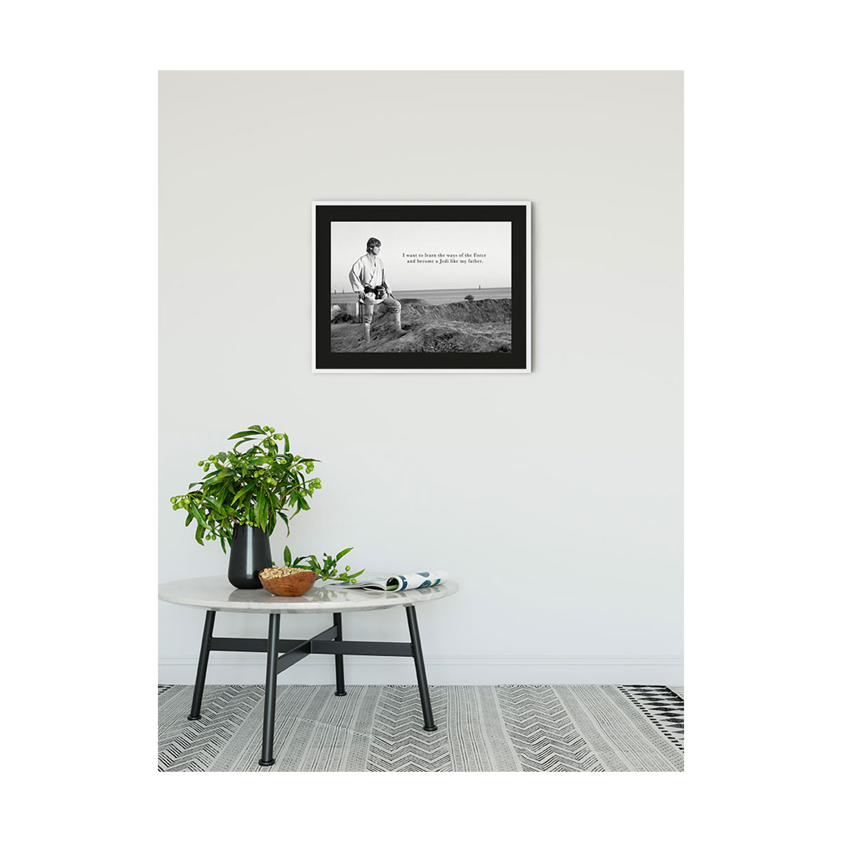 Komar  Wandbild Star Wars Classic Luke Quote 70x50 cm