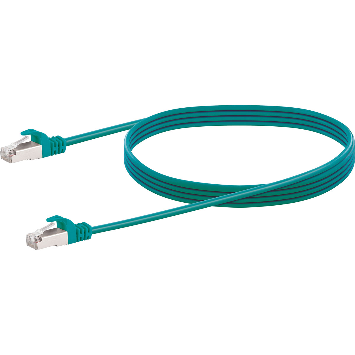 Schwaiger Netzwerkkabel CAT6 2m grün Bild 3