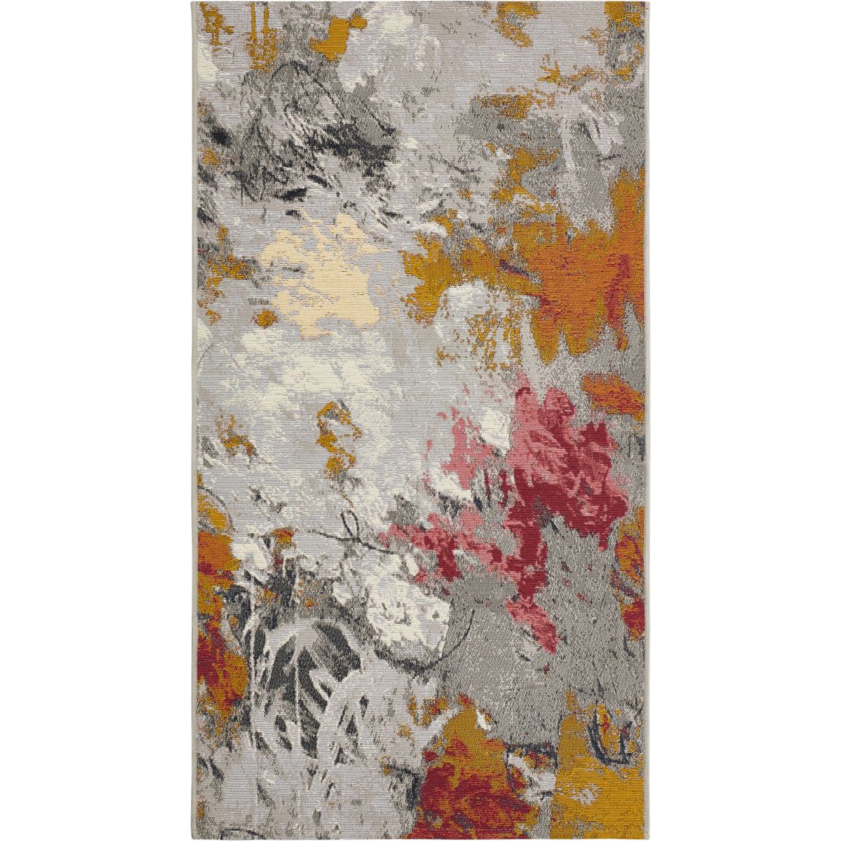 Teppich Portland 80x150cm grau-multi