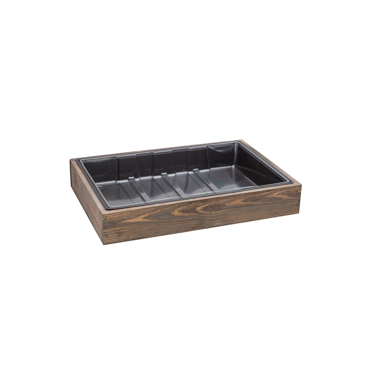 SIENA GARDEN  Anzuchtholzkiste 24er Topfplatte 35 x 24 x 6 cm Bild 2