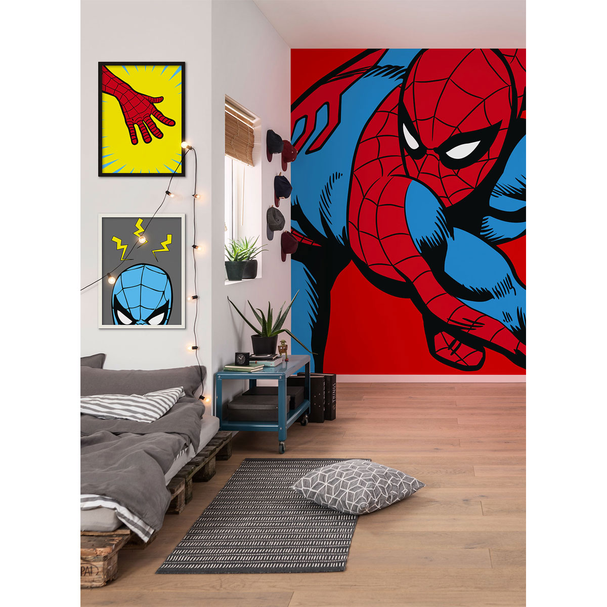 Komar  Vlies Fototapete Marvel PowerUp Spider-Man Watchout 200x250 cm