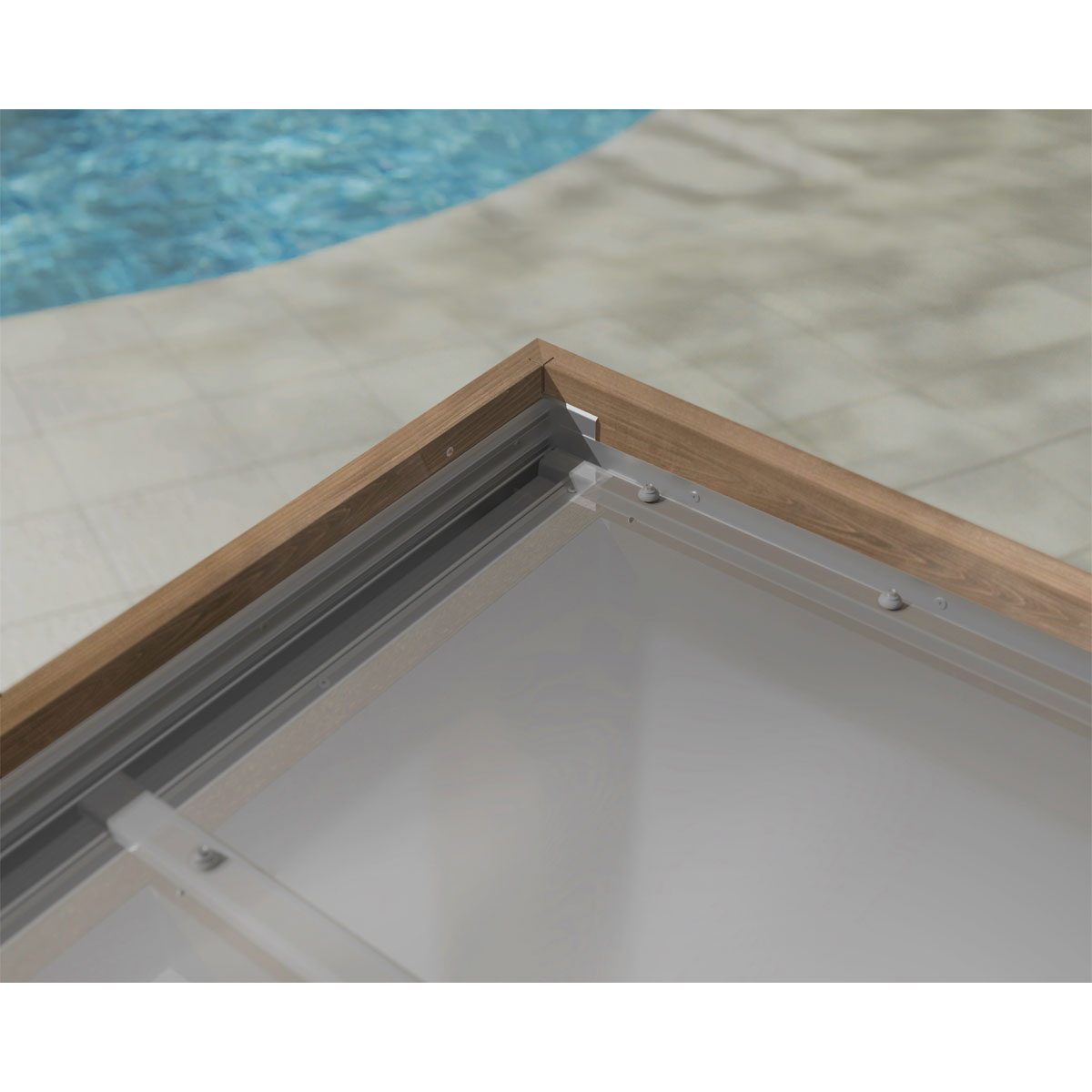 Palram Canopia Helsinki 3x6 Terrassenüberdachung aus Zedernholz / Sonnenschutzpaneele Bild 3