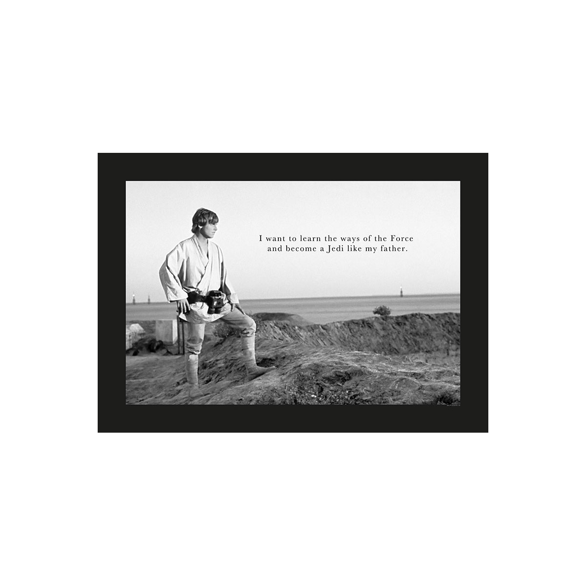 Komar  Wandbild Star Wars Classic Luke Quote 70x50 cm Bild 2