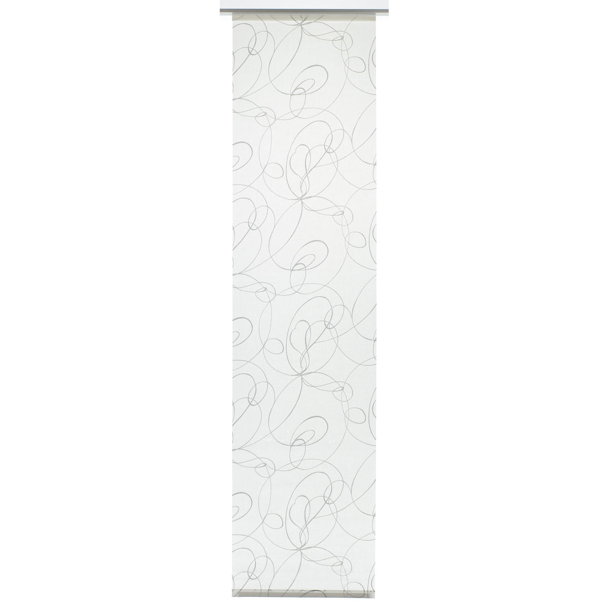 Gardinia Flächenvorhang Curling 245 x 60 cm weiß/ grau Bild 2