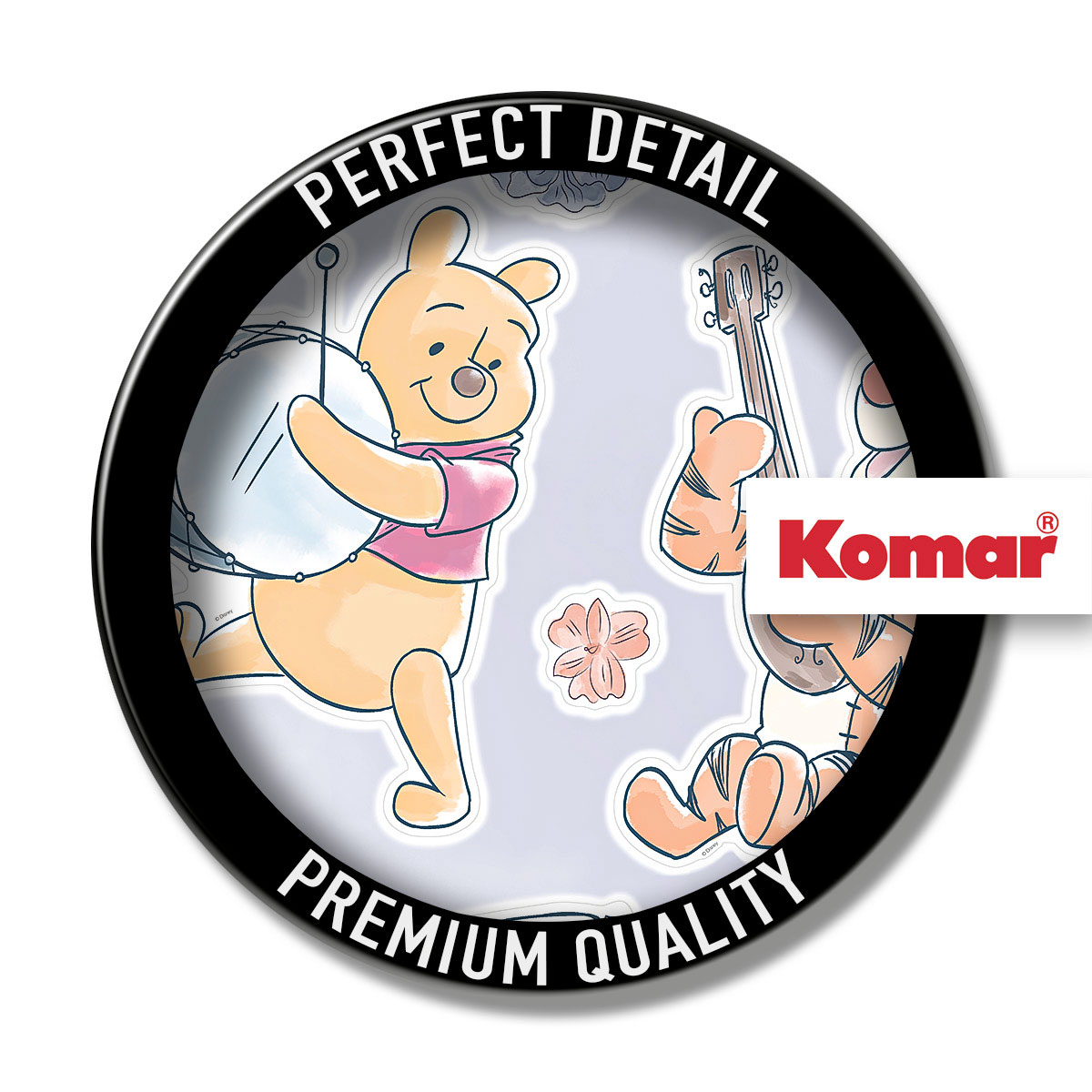 Komar  Wandtattoo Winnie the Pooh Flowers & Music 50x70 cm Bild 3