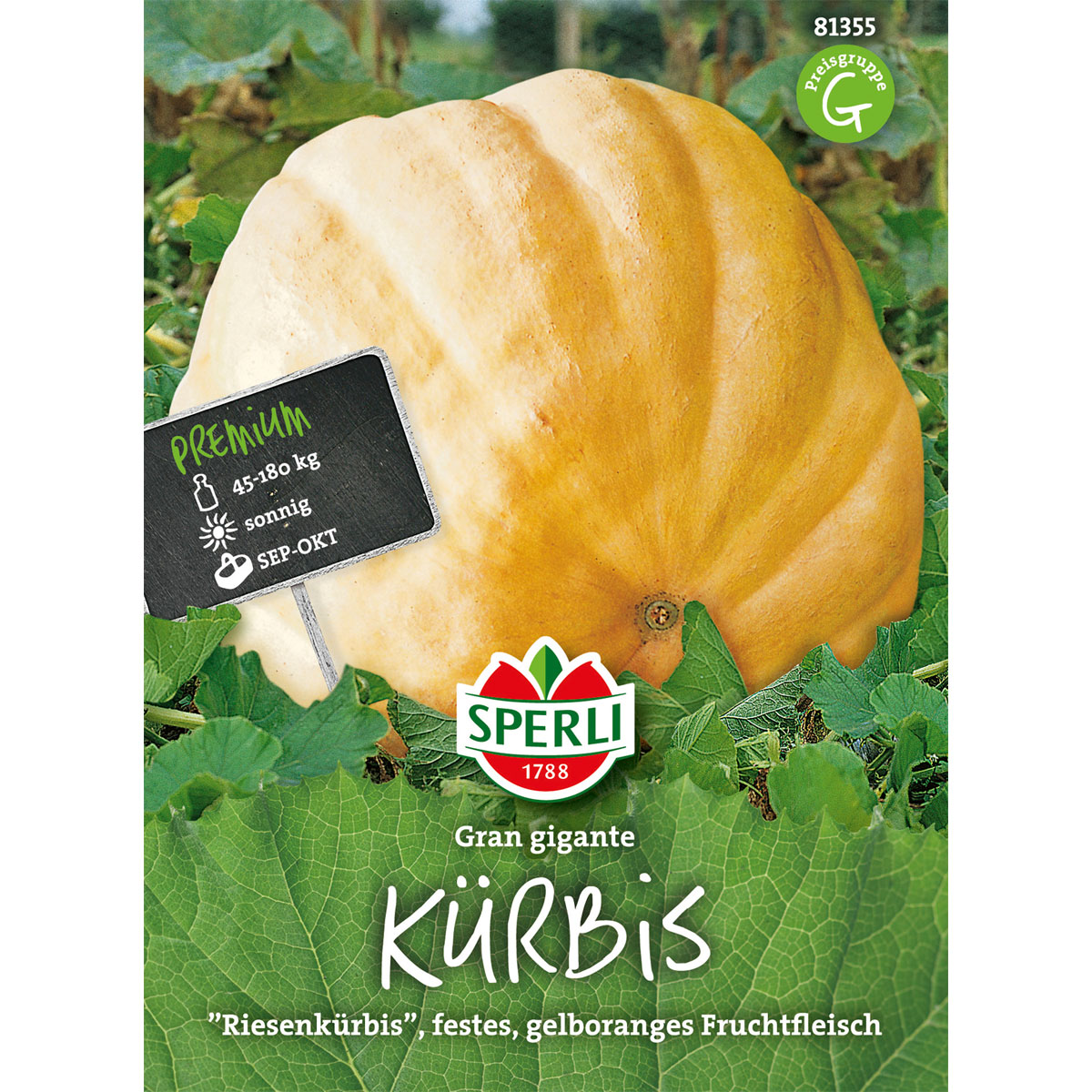 Sperli Riesenkürbis Gran gigante Bild 1