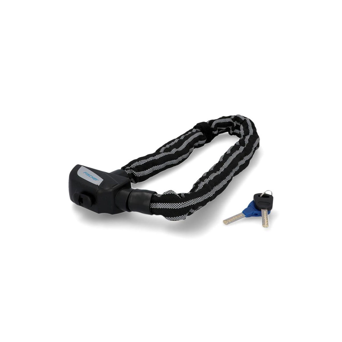 Fischer Bikes Kettenschloss mit Reflex 80 cm 8 mm