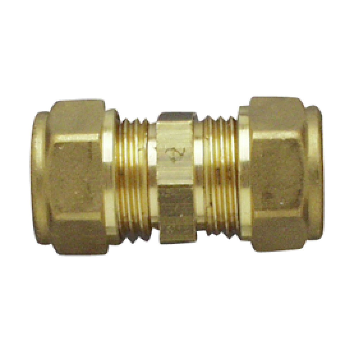 Cornat Messing Verschraubung 15 mm doppelt