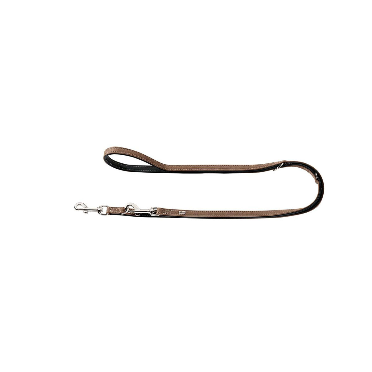 Hunter  Dog Verst Führleine Porto tabak 200 cm/20 mm