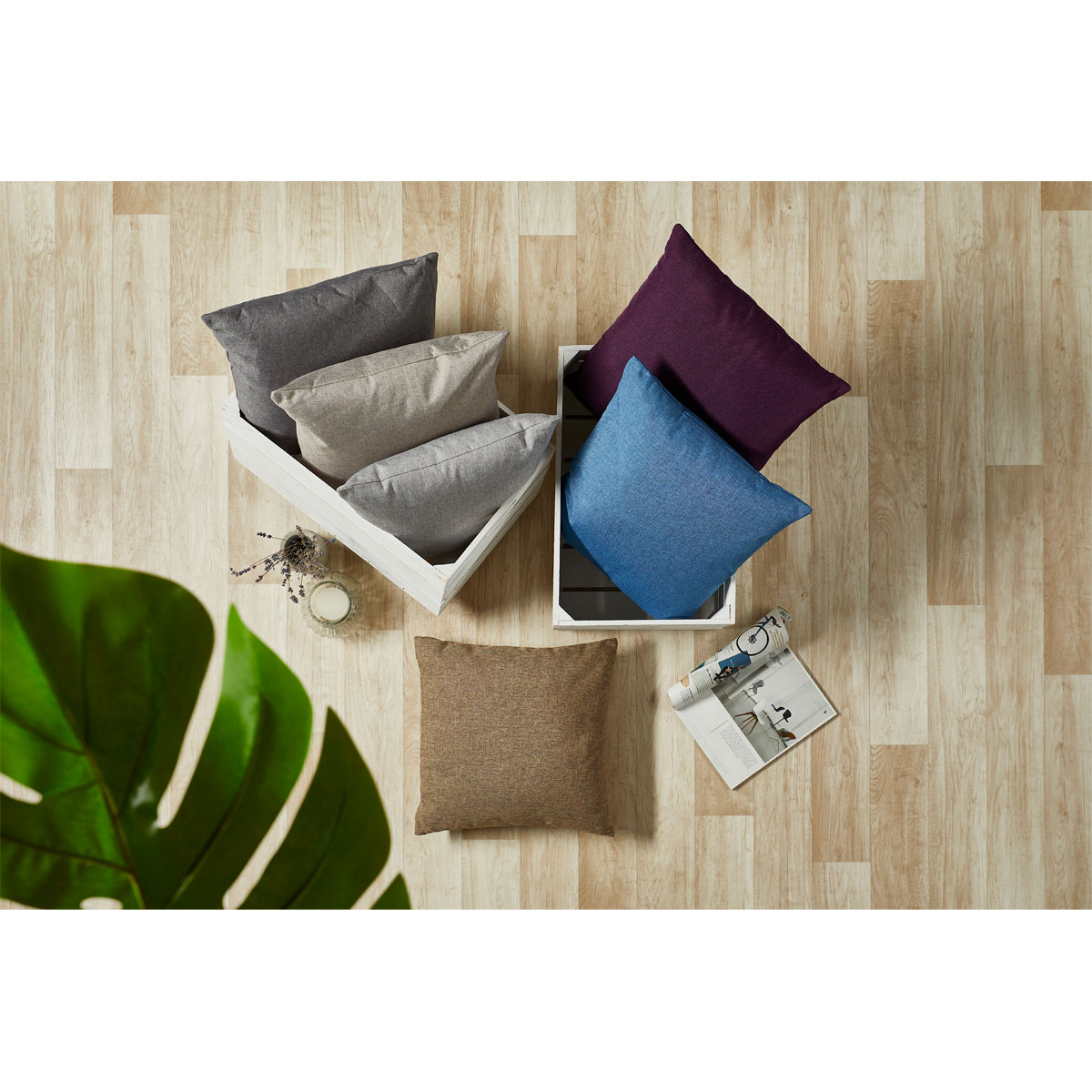 Kissen Harmony hellbeige 45 x 45 cm Bild 3