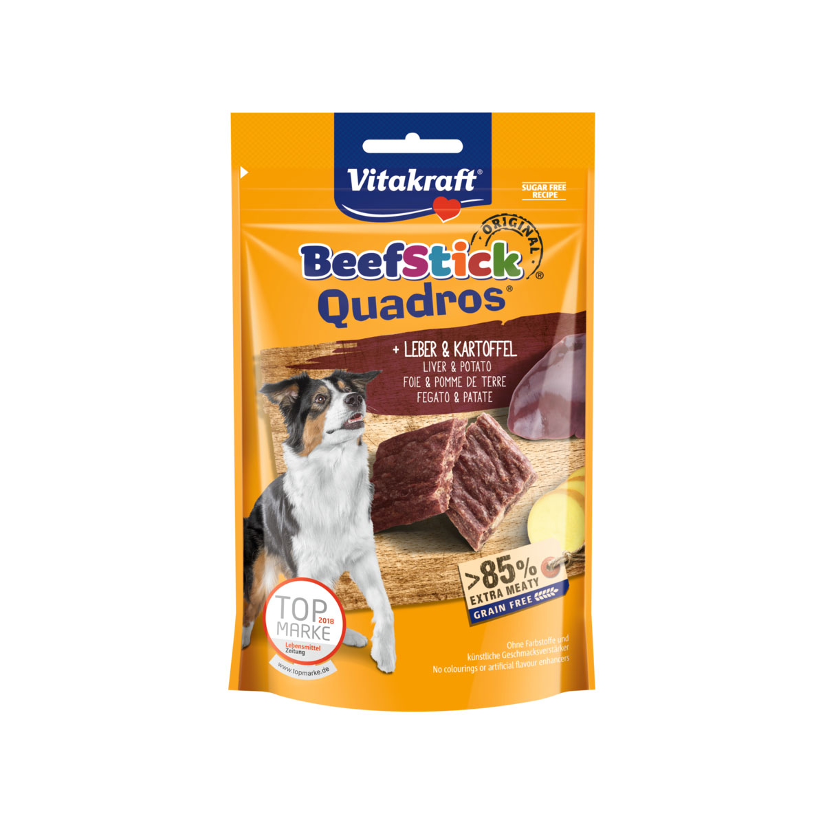 Vitakraft  Beef Stick Quadros Leber Kartoffel 70 g Bild 2