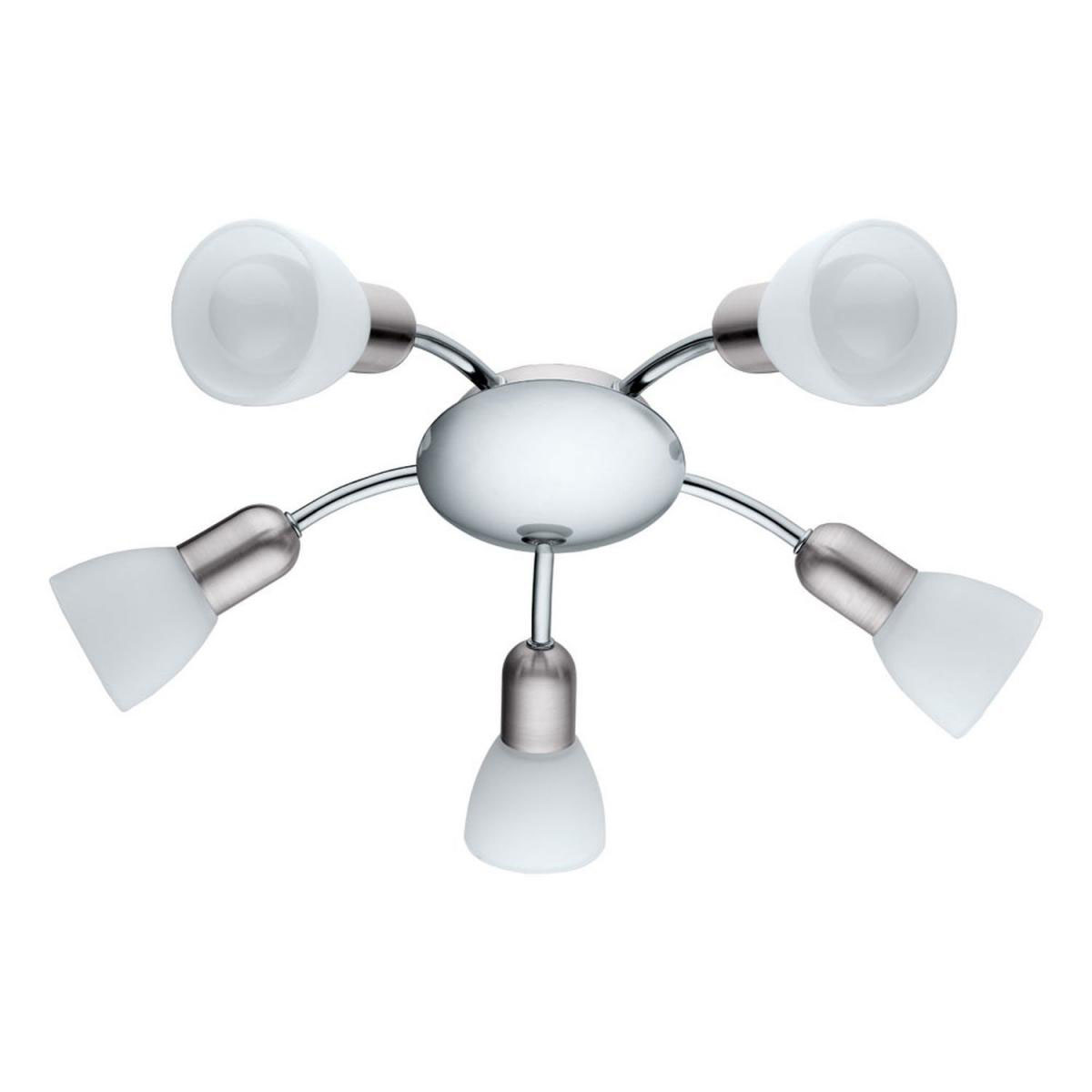 Eglo Deckenleuchte Dakar 6 silber