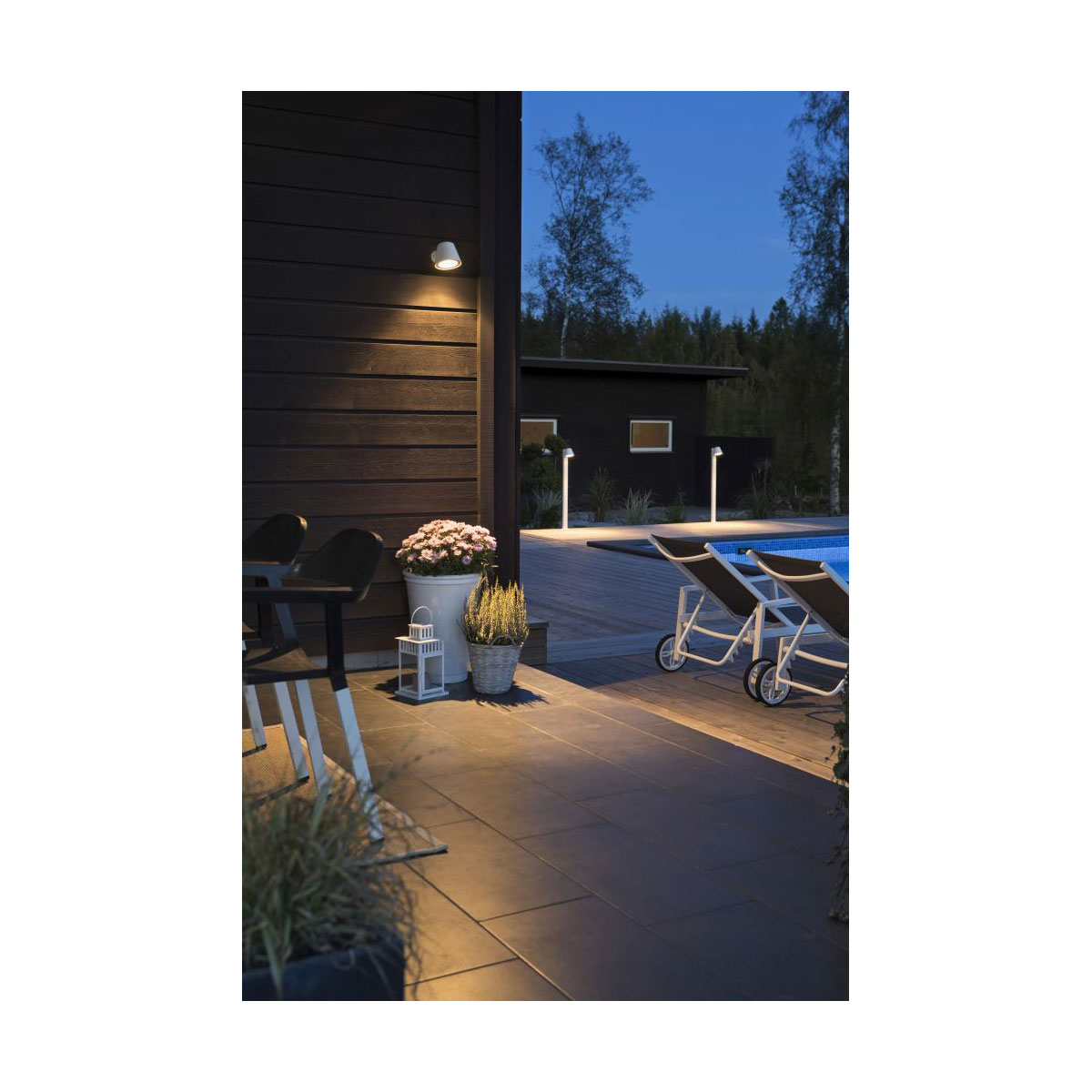 Konstsmide Außenwandleuchte Trieste weiß Bild 3