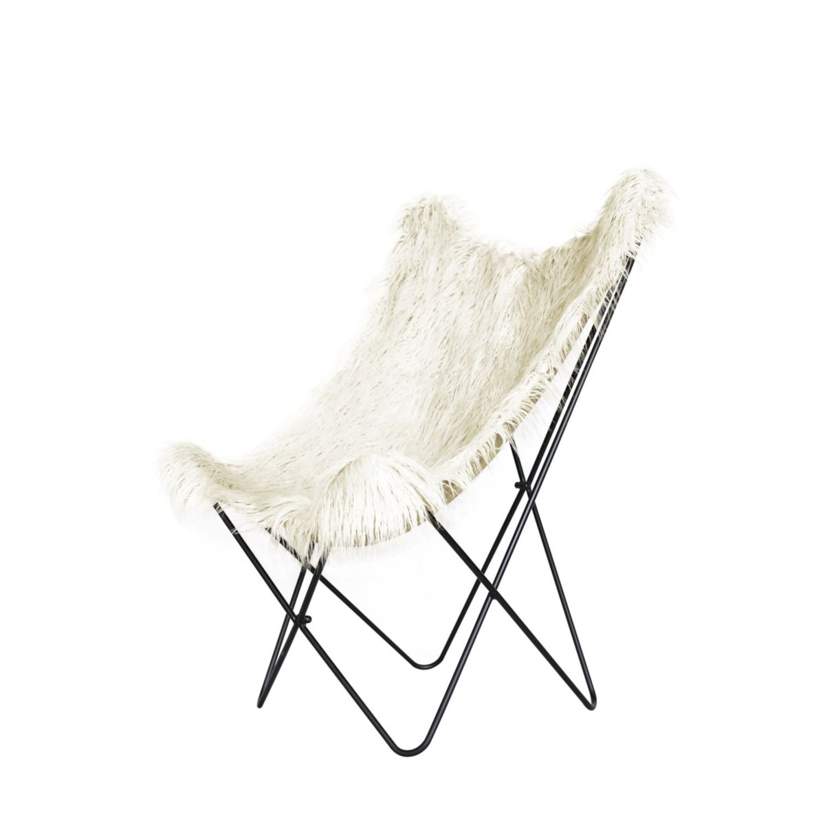 Schmetterling-Stuhl Lynn 110 weiss