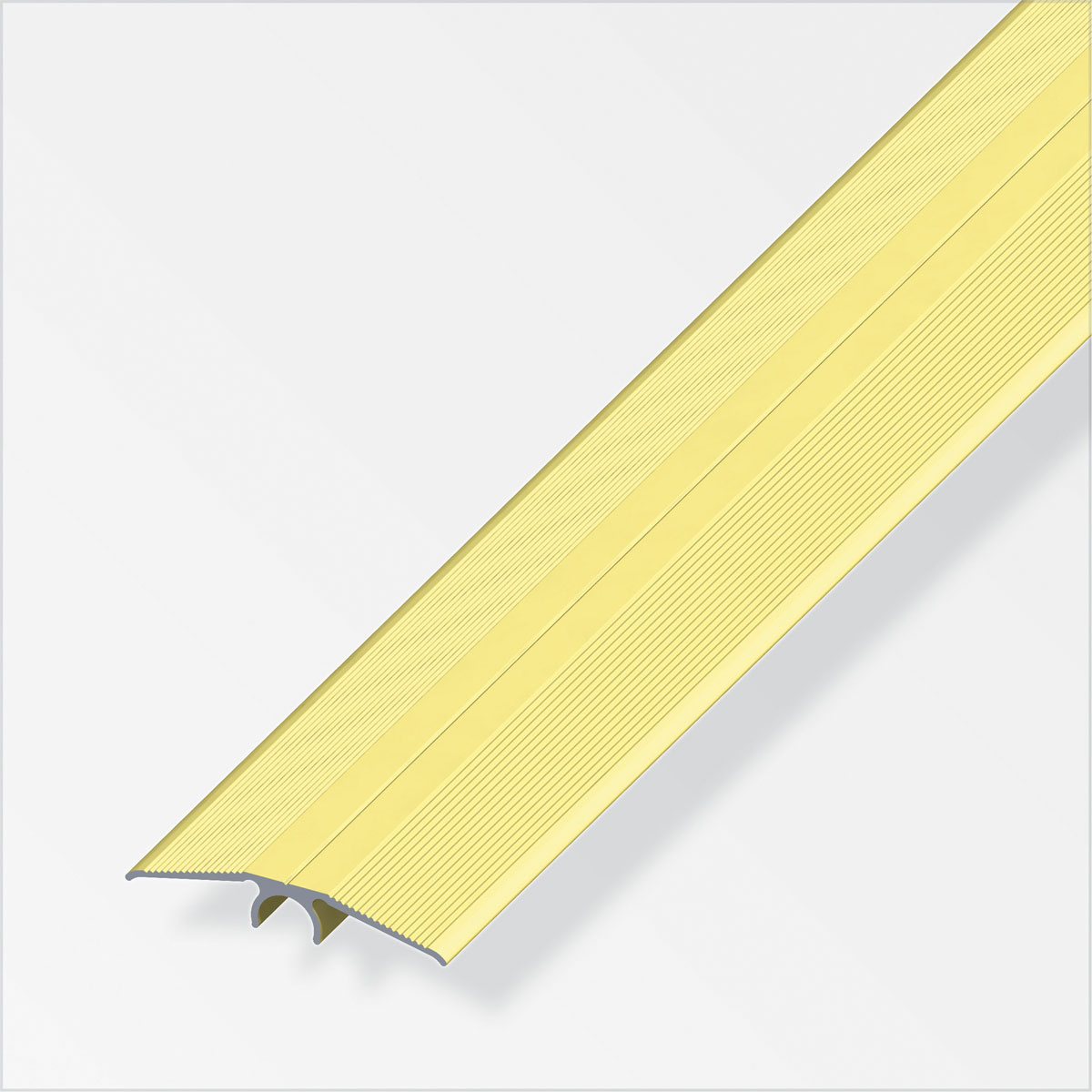 Alfer Übergangsprofil Clipstech 46 mm 2m messing Bild 1