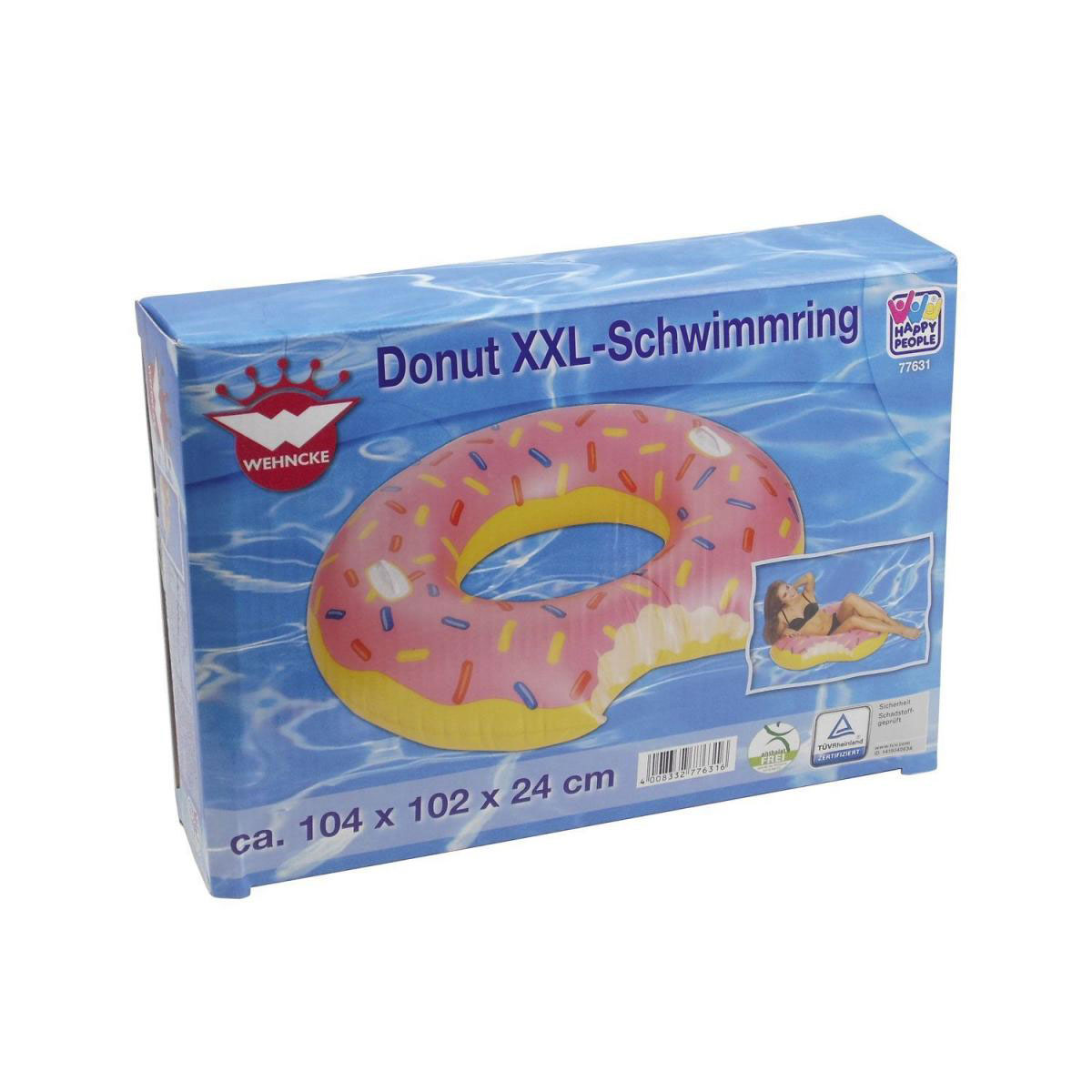 Schwimmring Donut XXL mit Handgriffen Bild 4