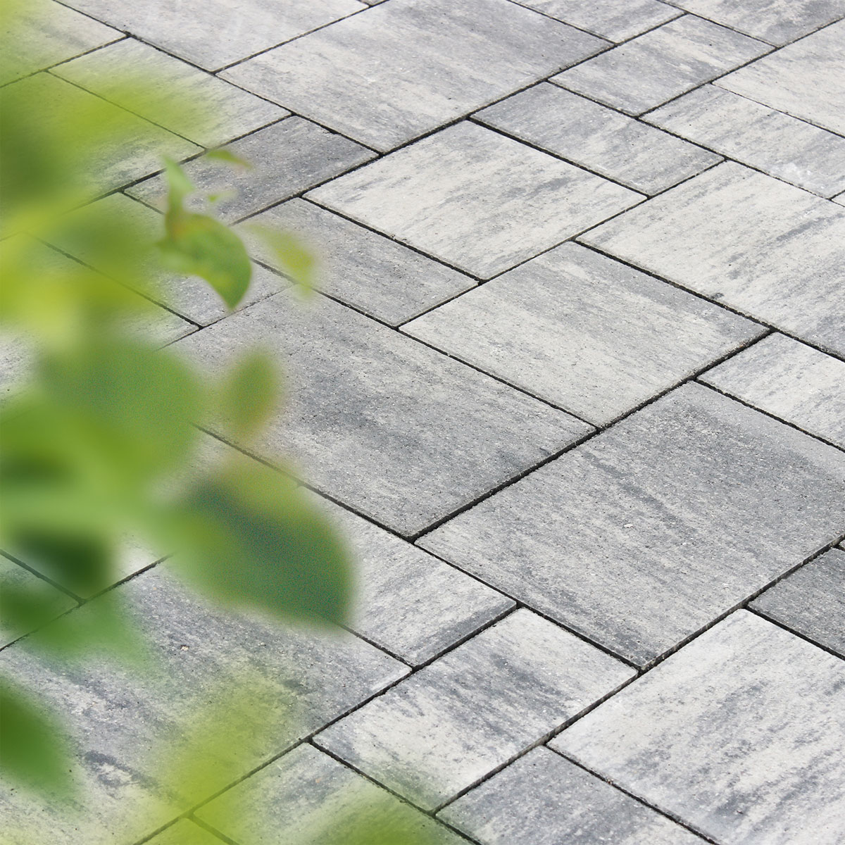 Diephaus  Pflaster URBAN weiss-schwarz 0,92 m2 pro Lage Bild 2