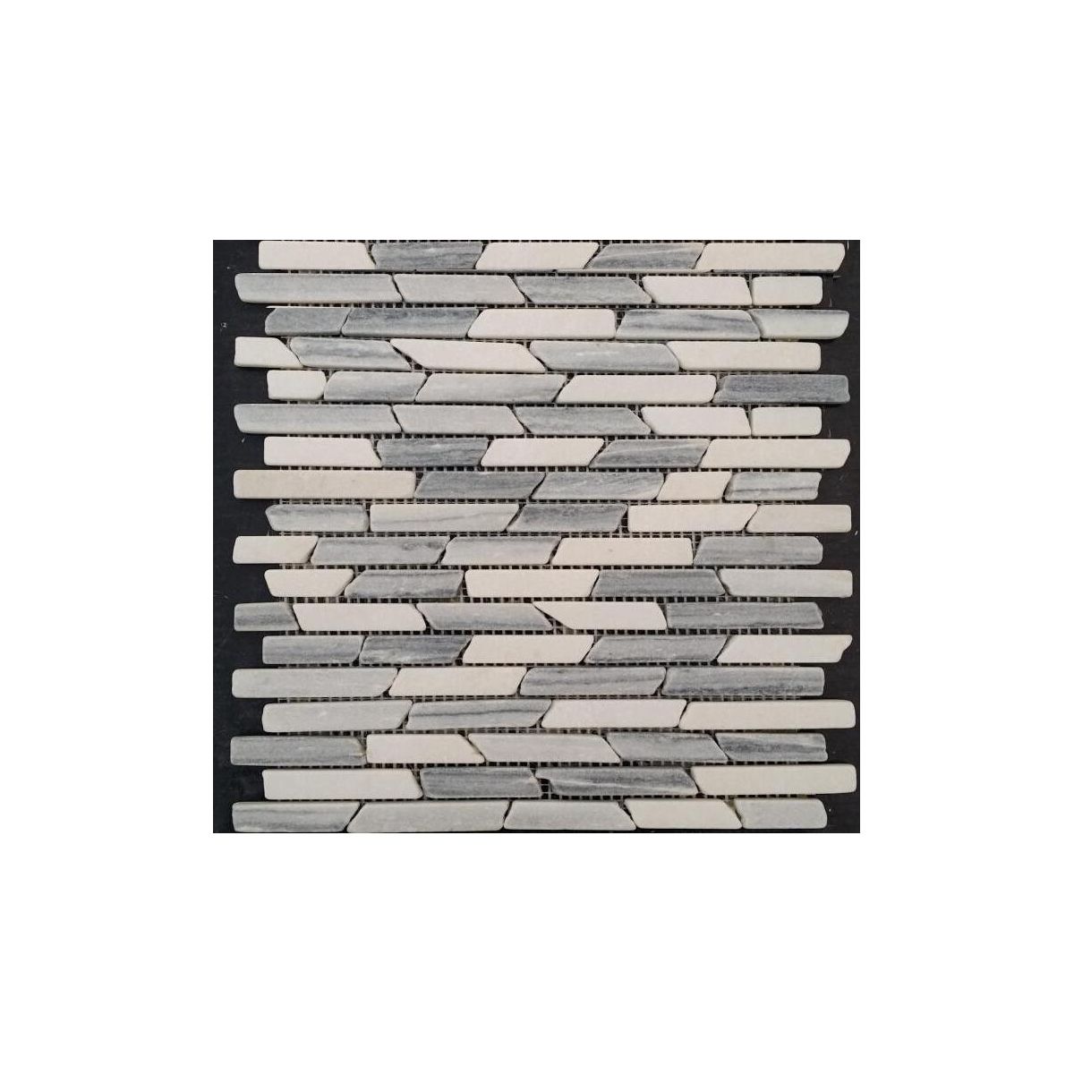 Mosaikfliese Vein grey 30 x 30 cm