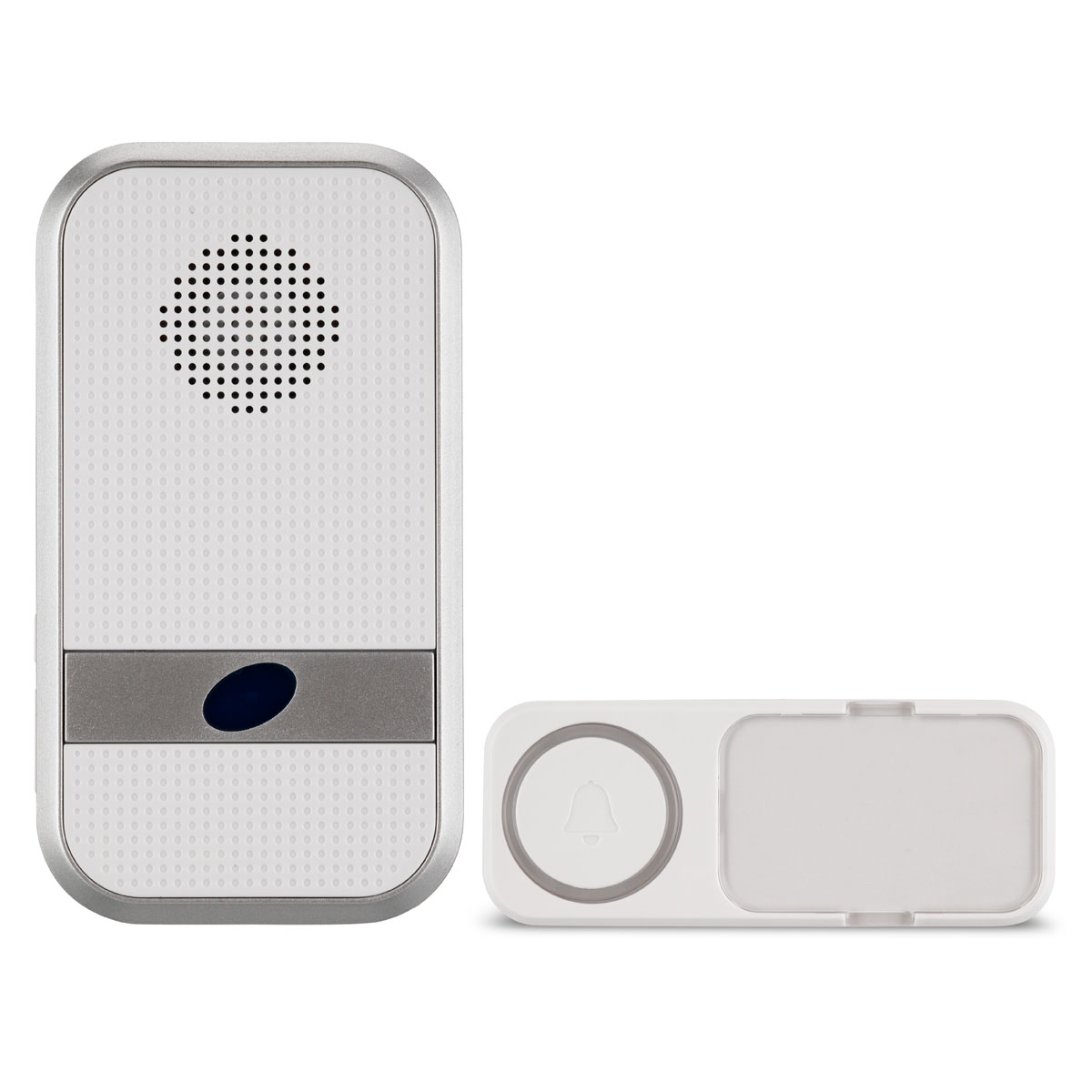 REV Ritter  Funk-Gong mit Taster kompakt Orchestra Batterie 58 Melodie 150m weiß