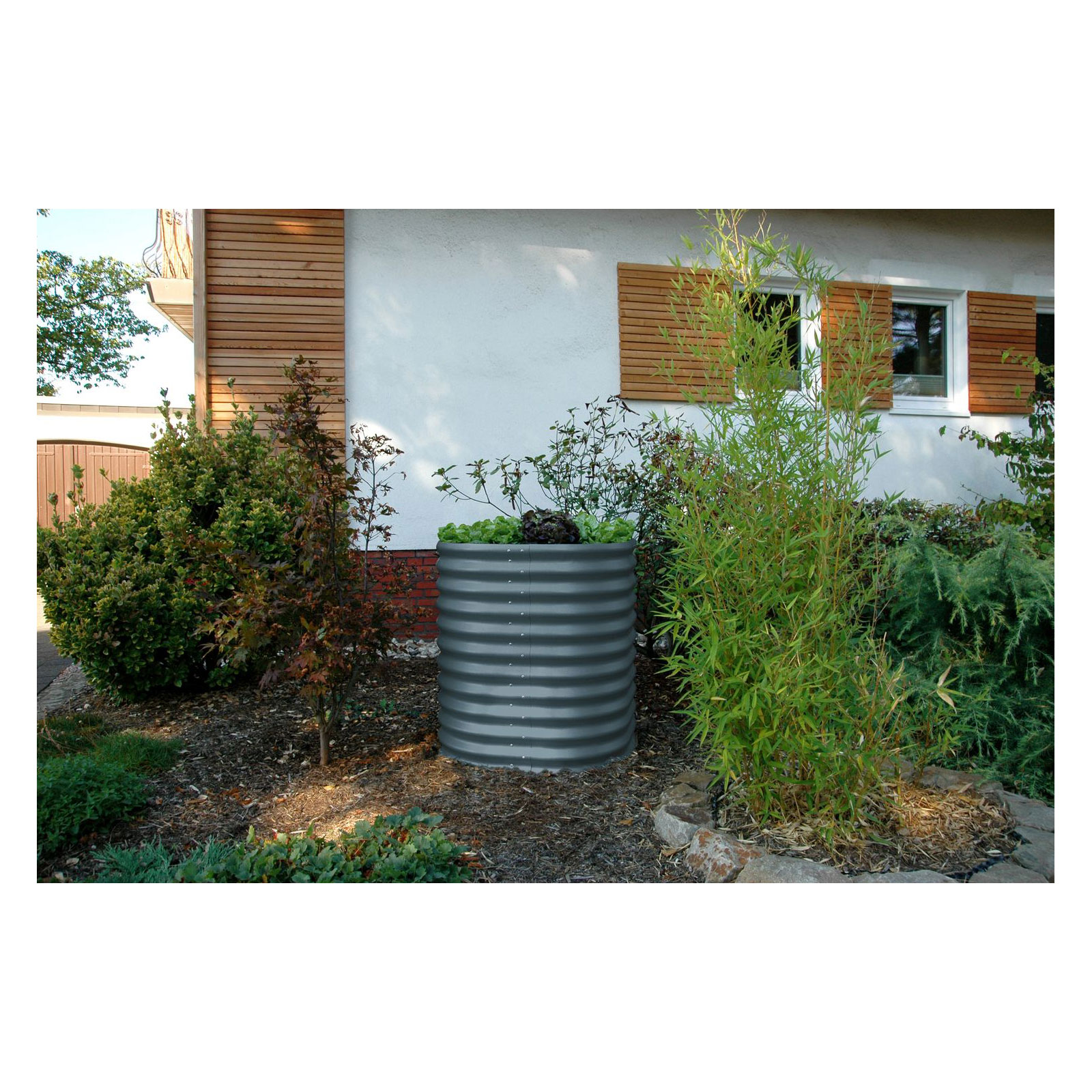 Vitavia Hochbeet Terra Rund 858 granit