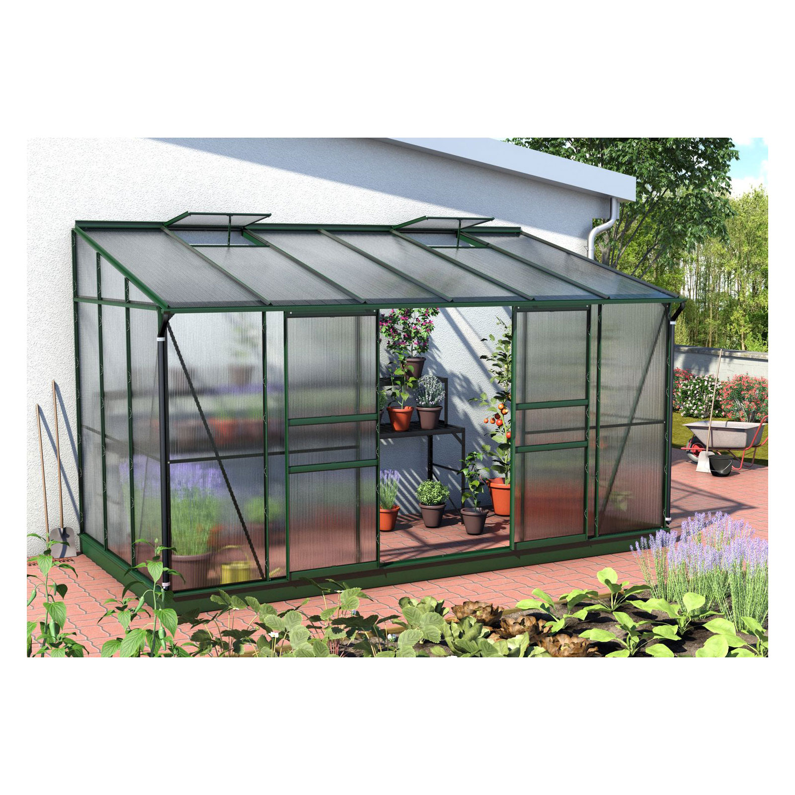 Vitavia Gewächshaus Osiris 7800 HKP 4 mm smaragd