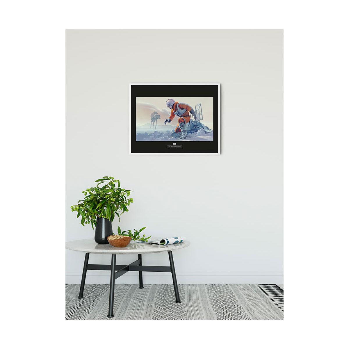 Komar  Wandbild Star Wars Classic Hoth Battle Pilot 40x30 cm