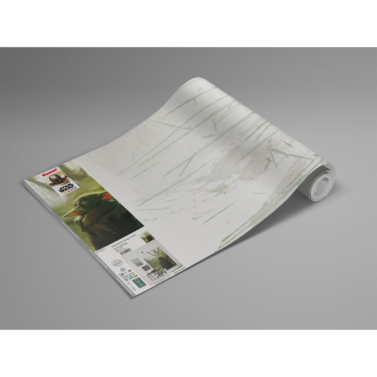 Komar  Vlies Fototapete Mandalorian Grogu Acrylic 200x280 cm Bild 4