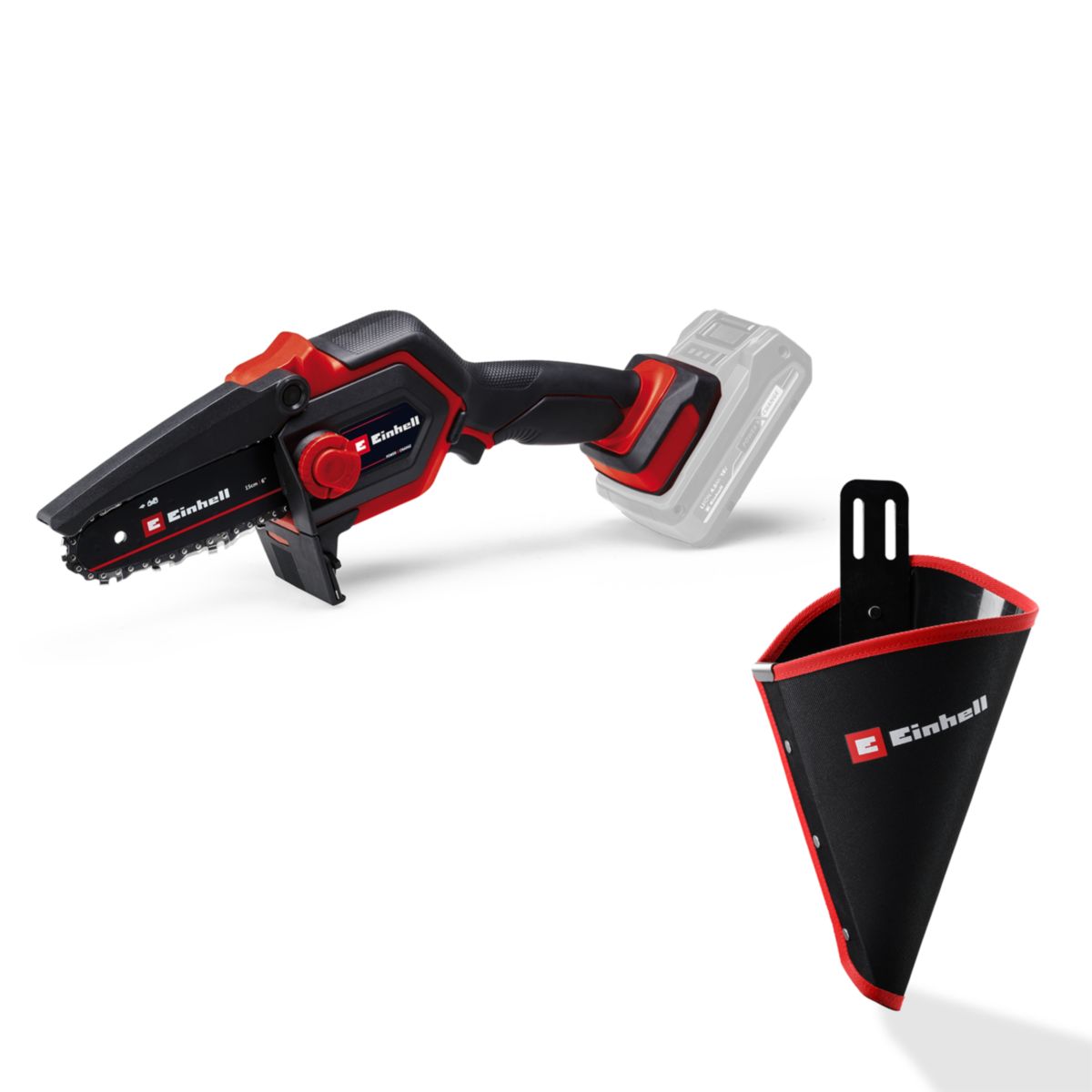 Einhell Akku-Astkettensäge GE-PS 18/15 Li-Solo Holster Kit