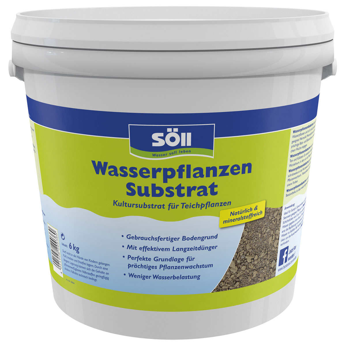 Söll Wasserpflanzen-Substrat 6 kg
