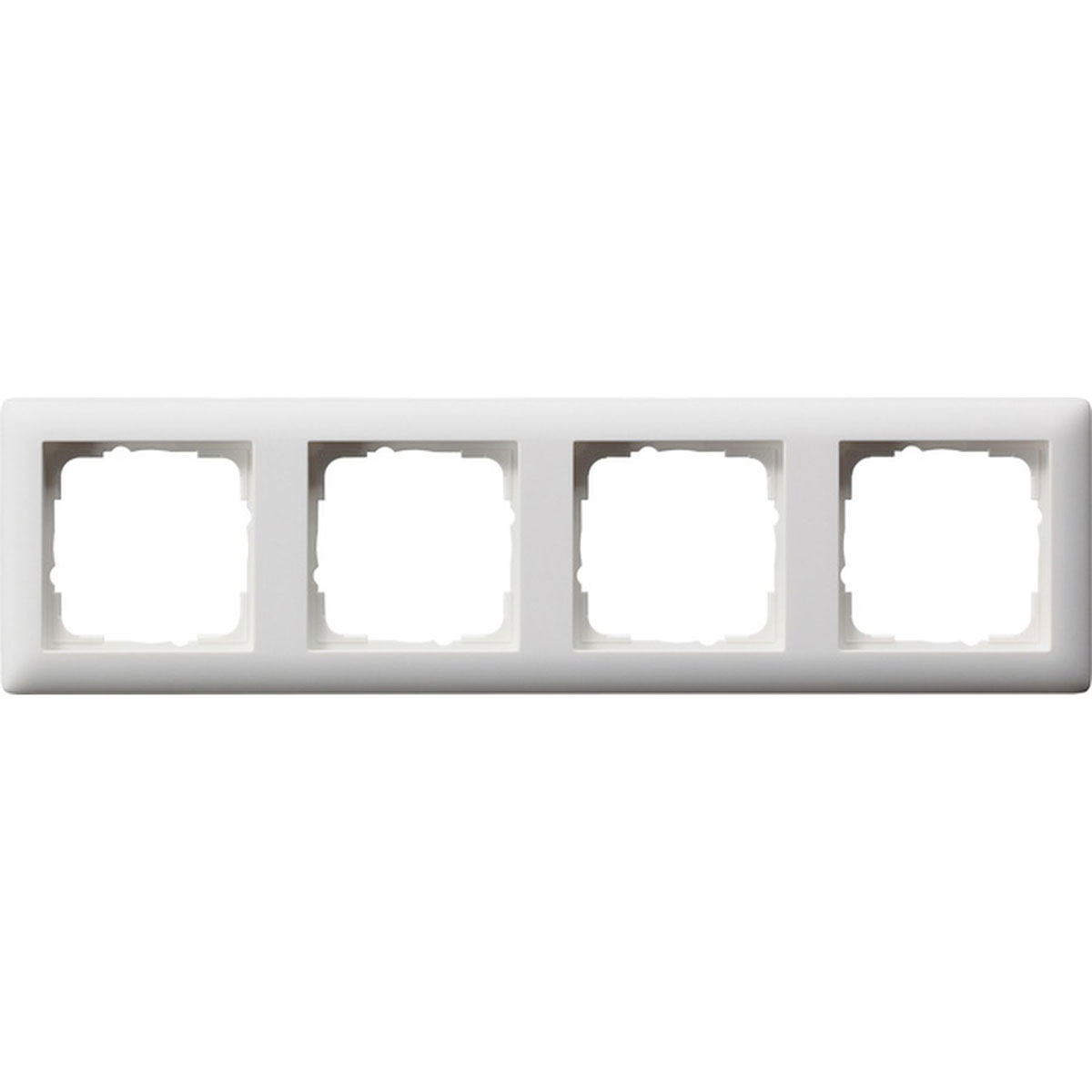 Gira Abdeckrahmen System 55 4-fach Reinweiß seidenmatt