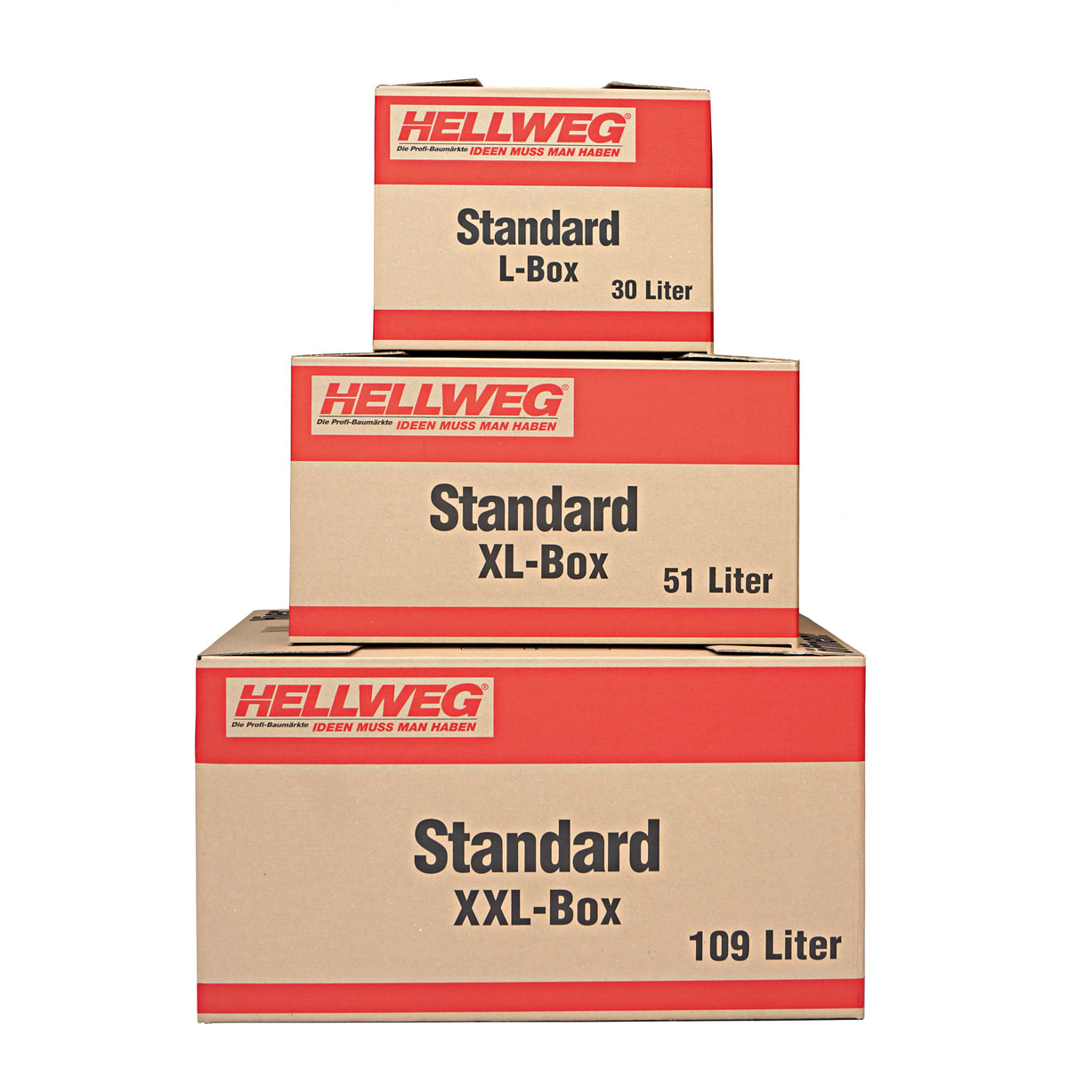 Hellweg-Umzugskarton Standard XL 54,8 x 31,3 x 32,2 cm Bild 3