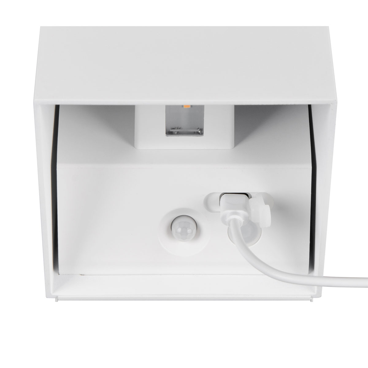 Reality LED Wandleuchte GENIE weiß eckig Bild 7