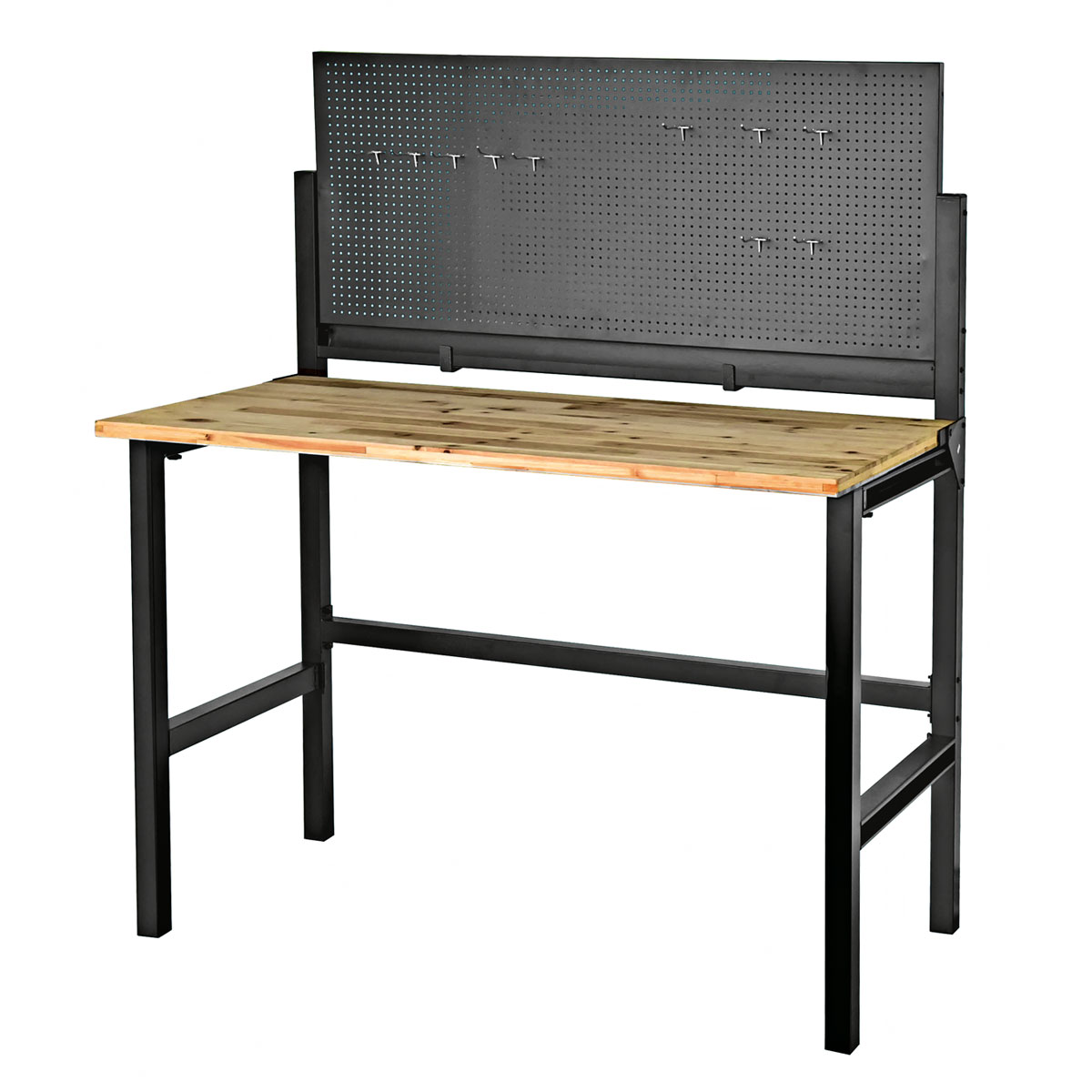 Burgmann Werkbank klappbar 121,5 x 64,5 x 142 cm schwarz