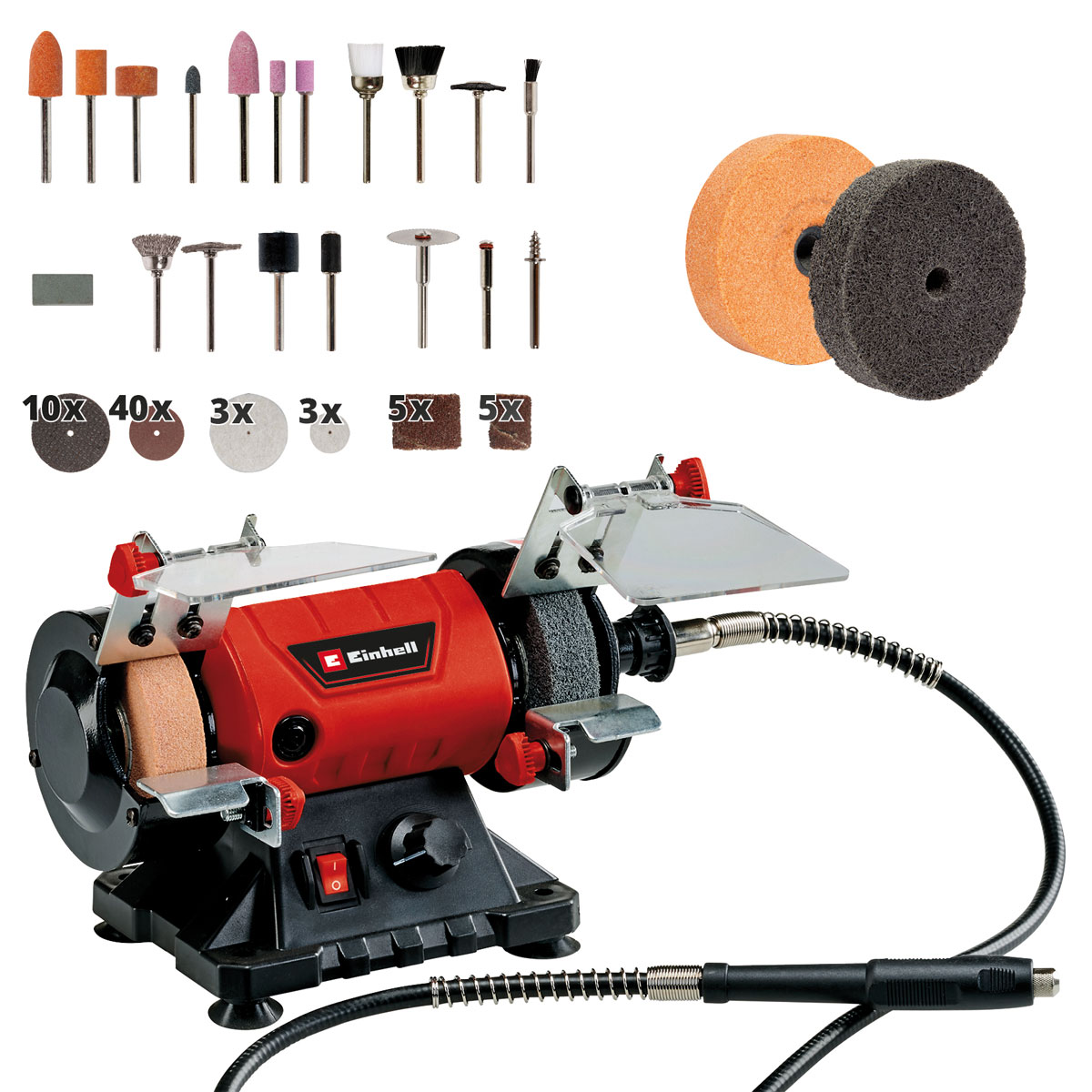 Einhell Doppelschleifer-Set TC-XG 75 Kit 2-teilig Bild 1