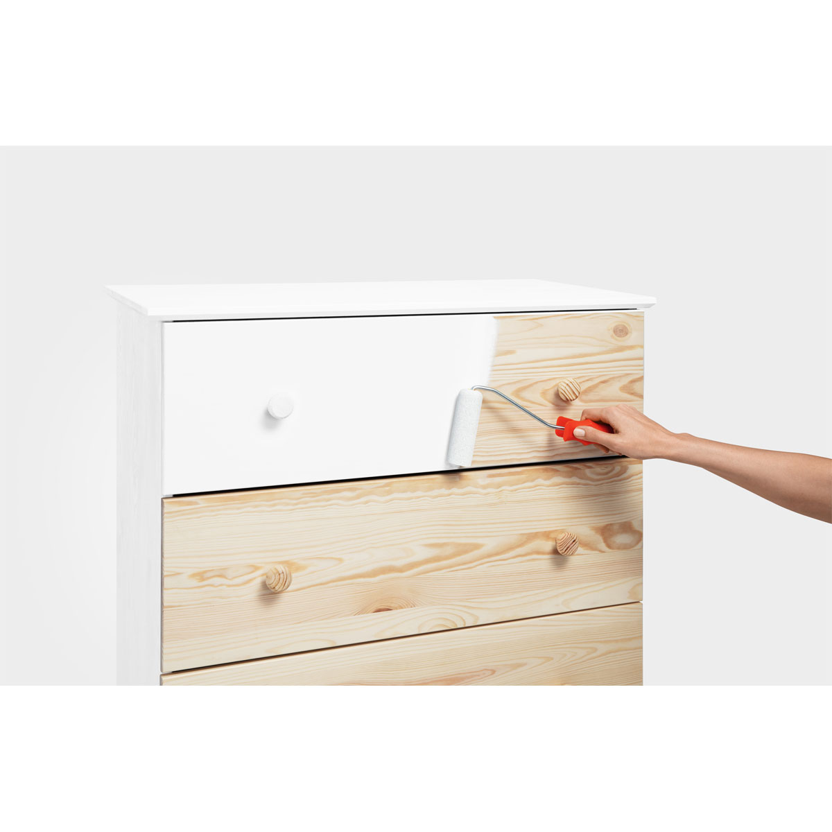 Schöner Wohnen Farbe pep up hellgrau für Möbel Türen und Küchenfronten 1 L Bild 2