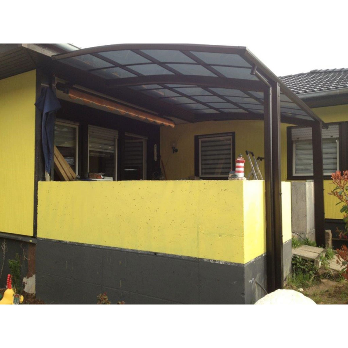 Ximax Carport Alu Portoforte 60 Mattbraun Bild 5