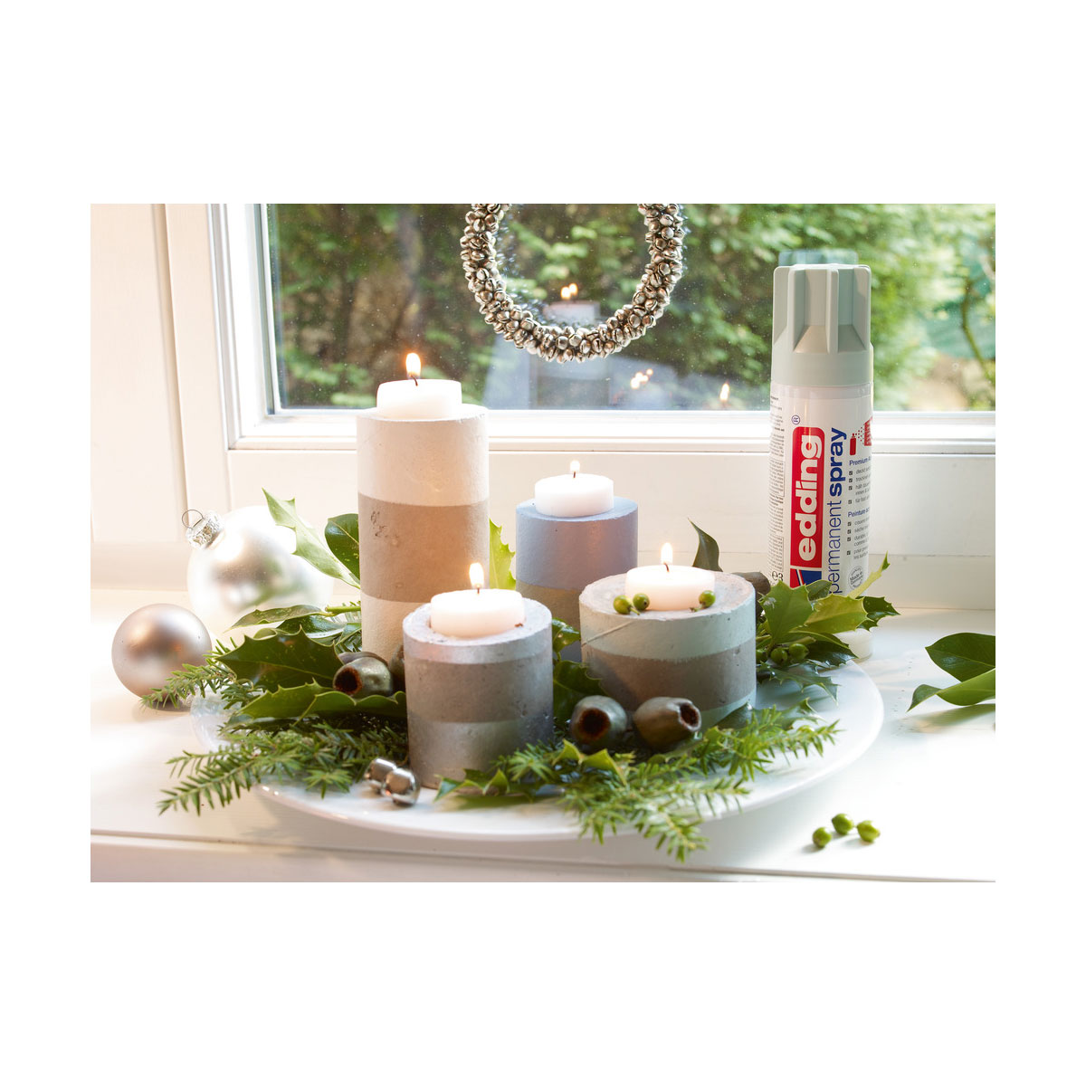 Edding  Spray 5200 silber seidenmatt Bild 3