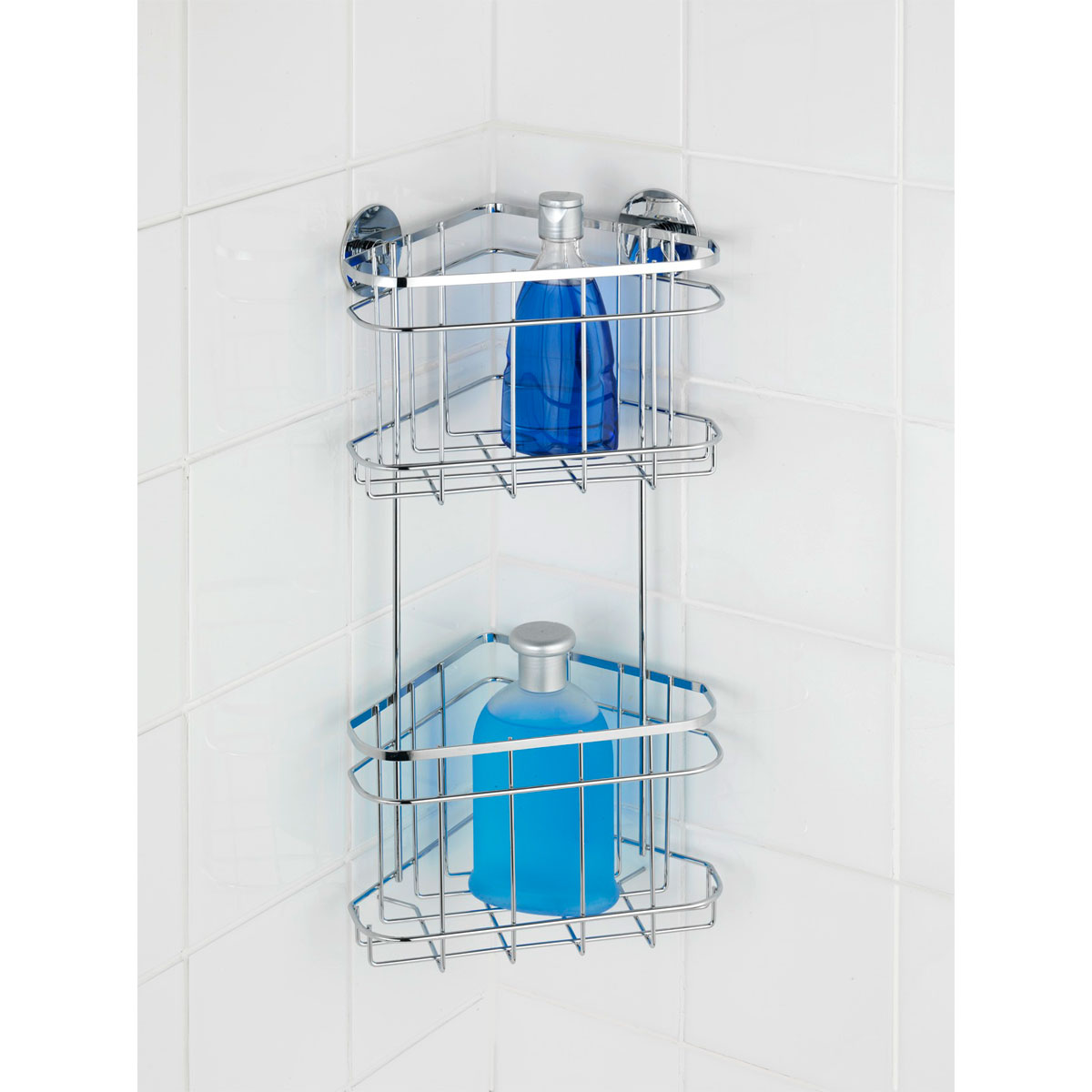 Wenko Turbo-Loc Eckregal 2 Etagen Bild 8