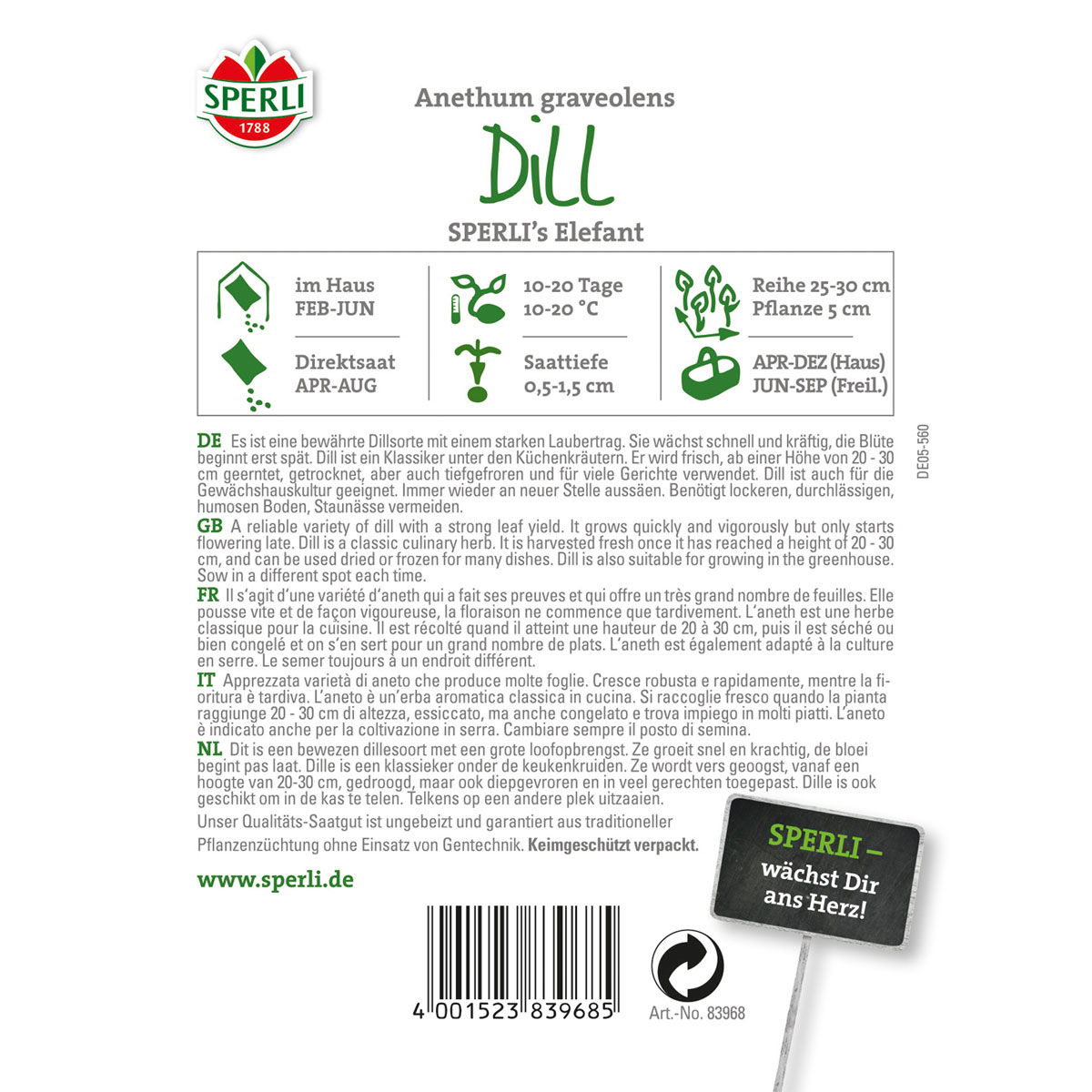 Sperli Dill ngs Elefant Bild 2