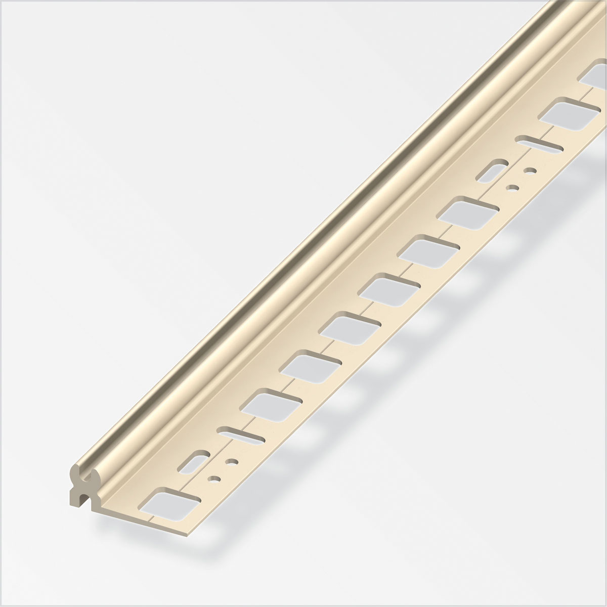 Alfer Kunststoff-Trägerprofil Clipstech 2m elfenbein