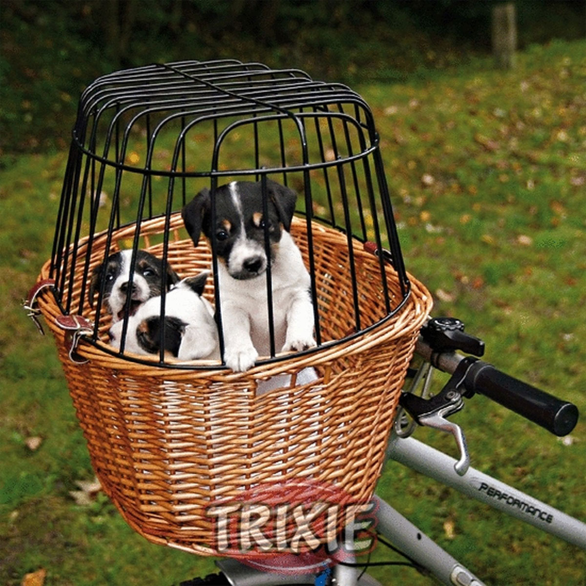 Trixie Fahrradkorb mit Gitter 44×48×33cm