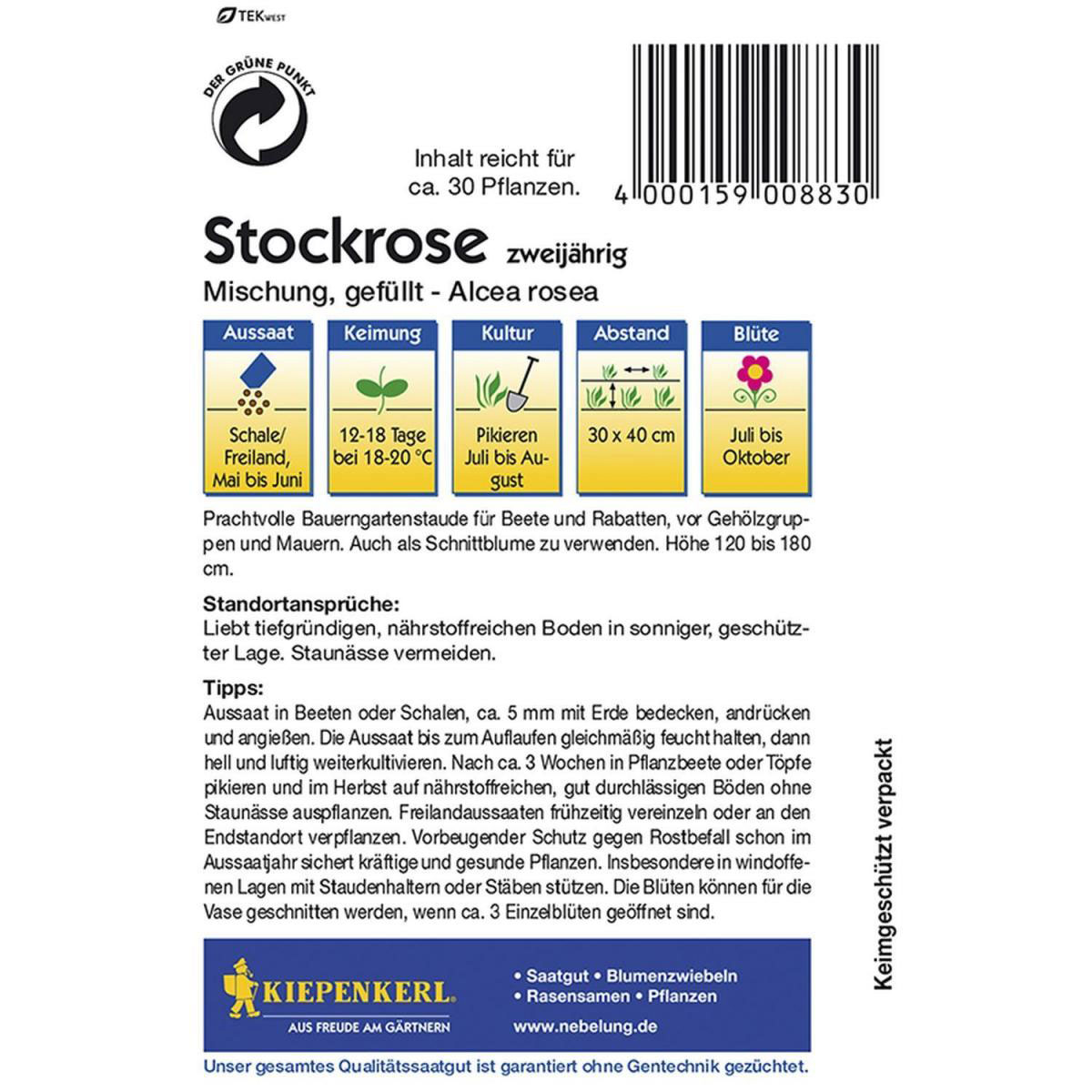 Kiepenkerl Stockrosen Mischung Bild 2