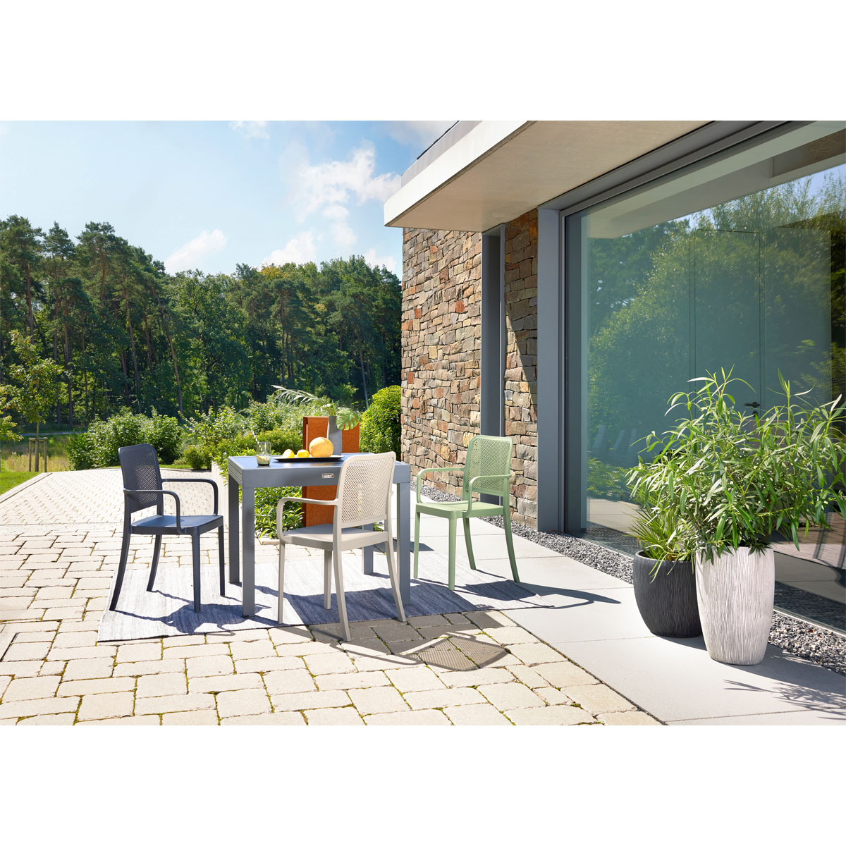 Haveson Ausziehtisch Atlanta grau Bild 8