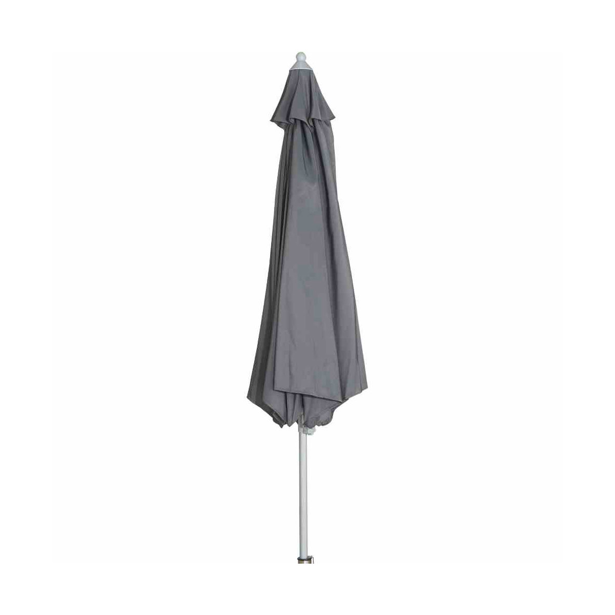 Siena Garden Mittelstockschirm Alu-Push Pro Durchmesser 300 cm silber/grau Bild 2