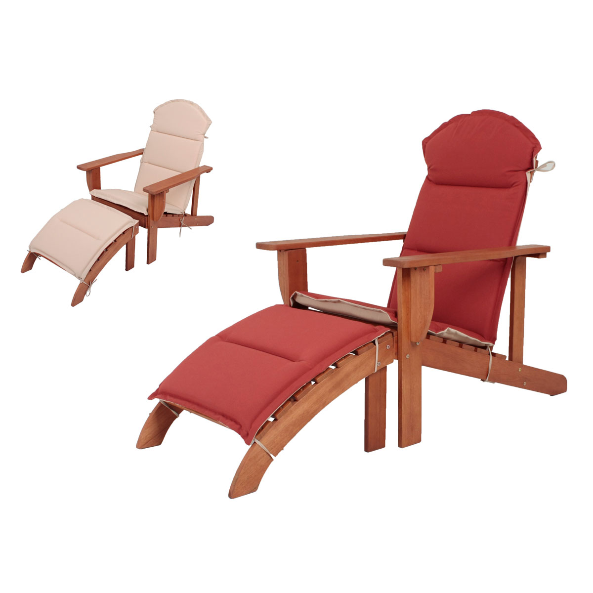Adirondack Chair Harper mit Auflage
