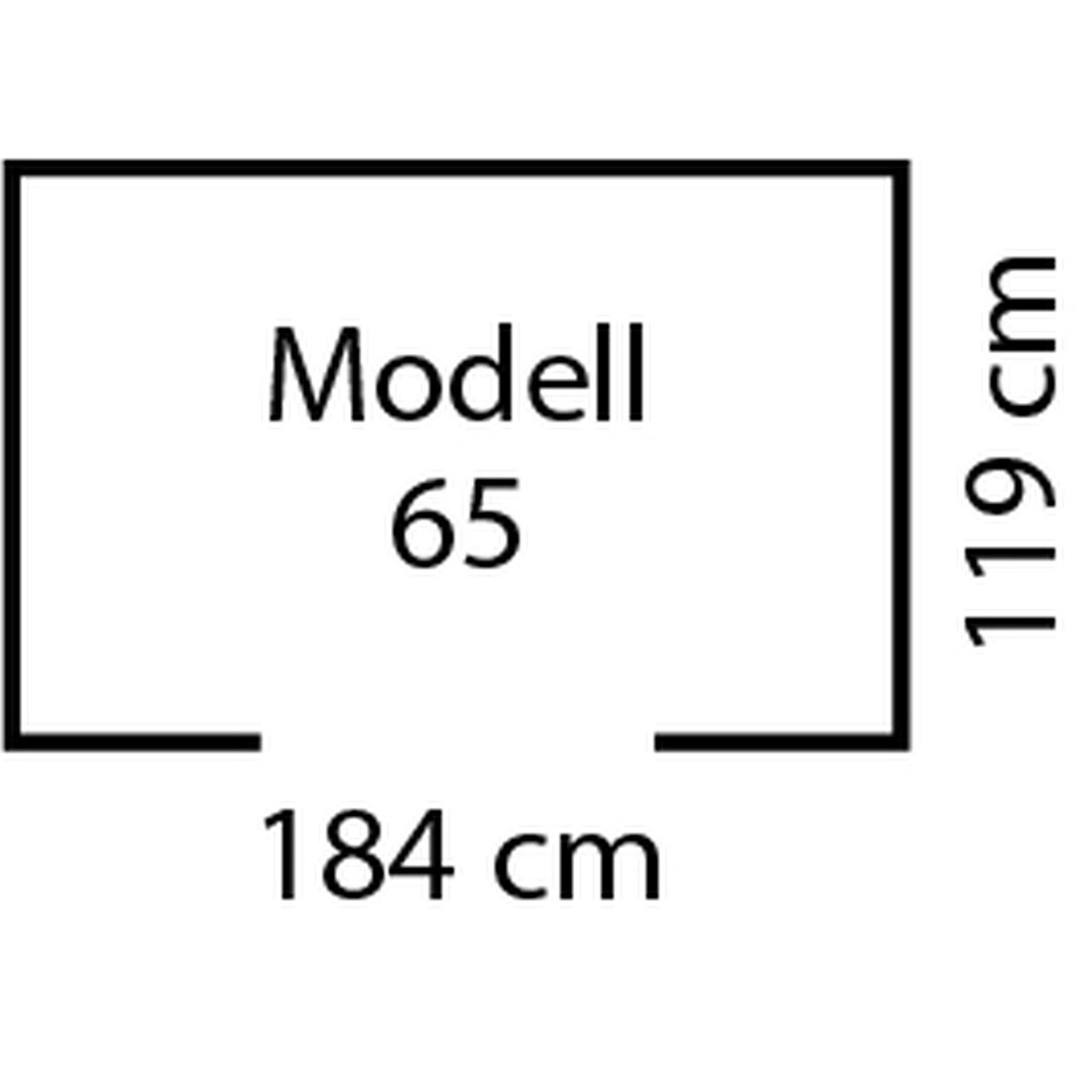 Pergart Gerätehaus Düsseldorf II 2,1m² creme Bild 6